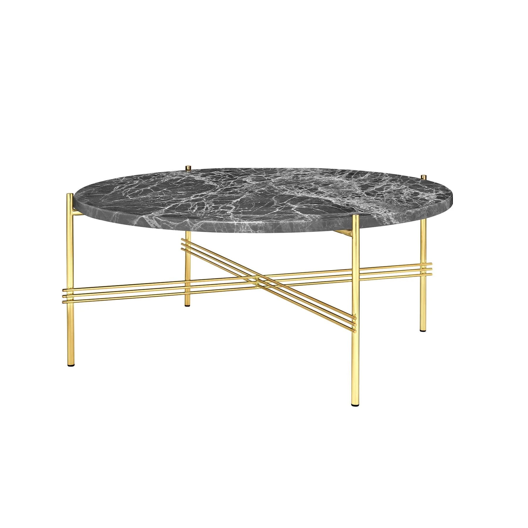 GUBI TS Coffee Table - Brass Base - Image 4