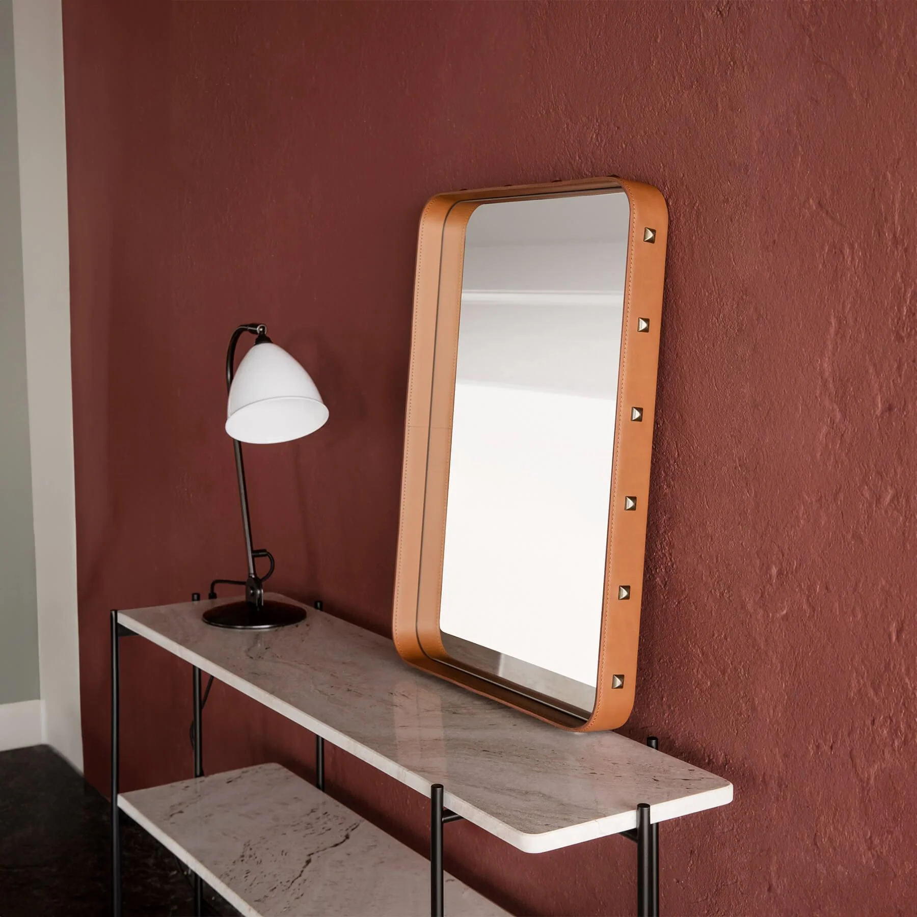 GUBI TS Console Table with Black Frame - with Shelves - Image 3