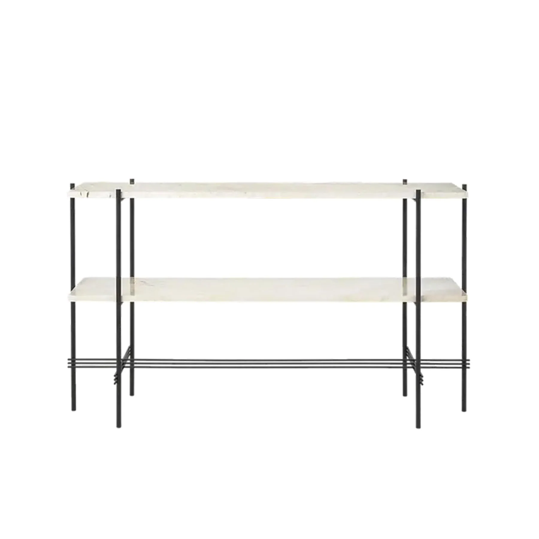 GUBI TS Console Table with Black Frame - with Shelves - Image 5