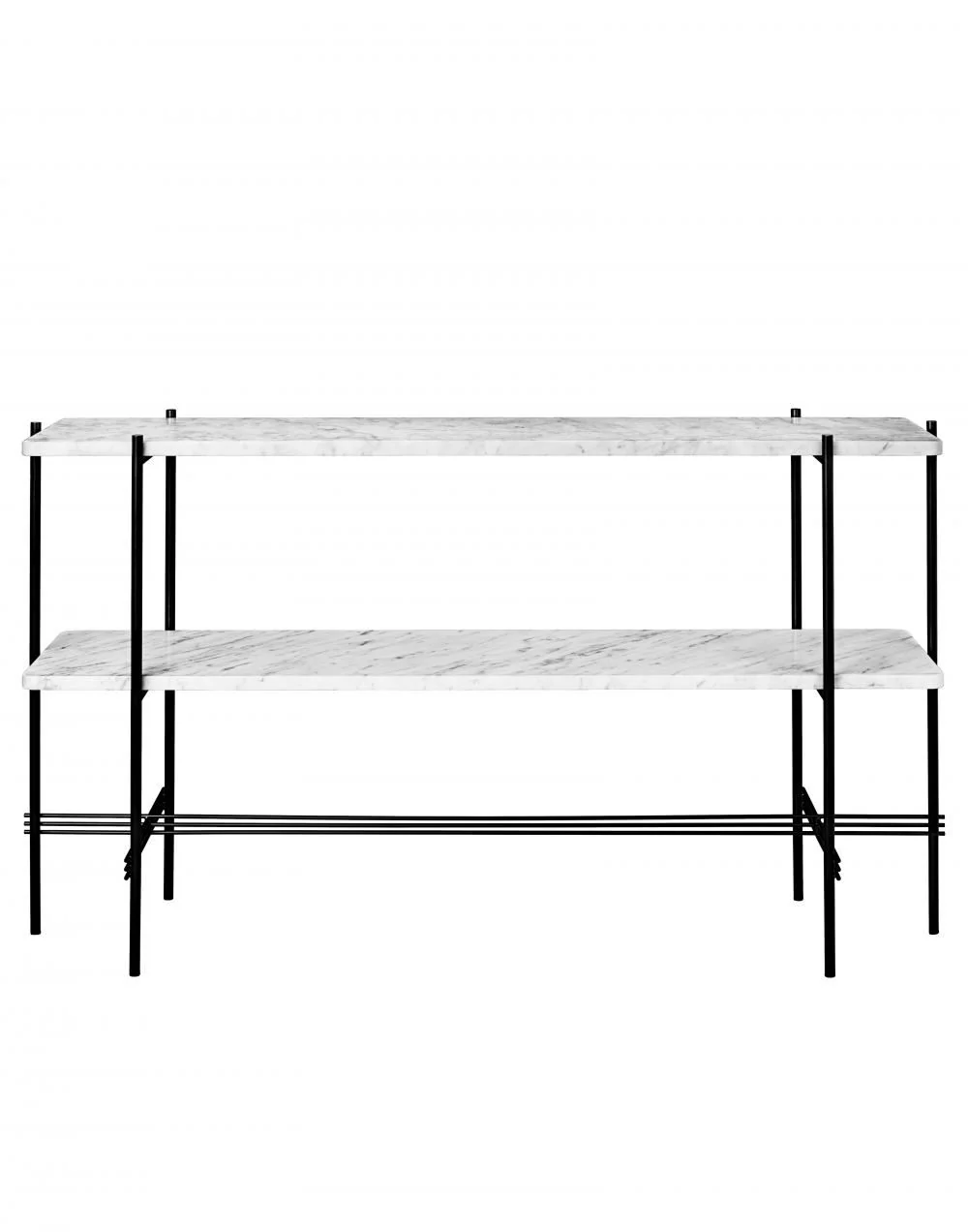 GUBI TS Console Table with Black Frame - with Shelves - Image 7