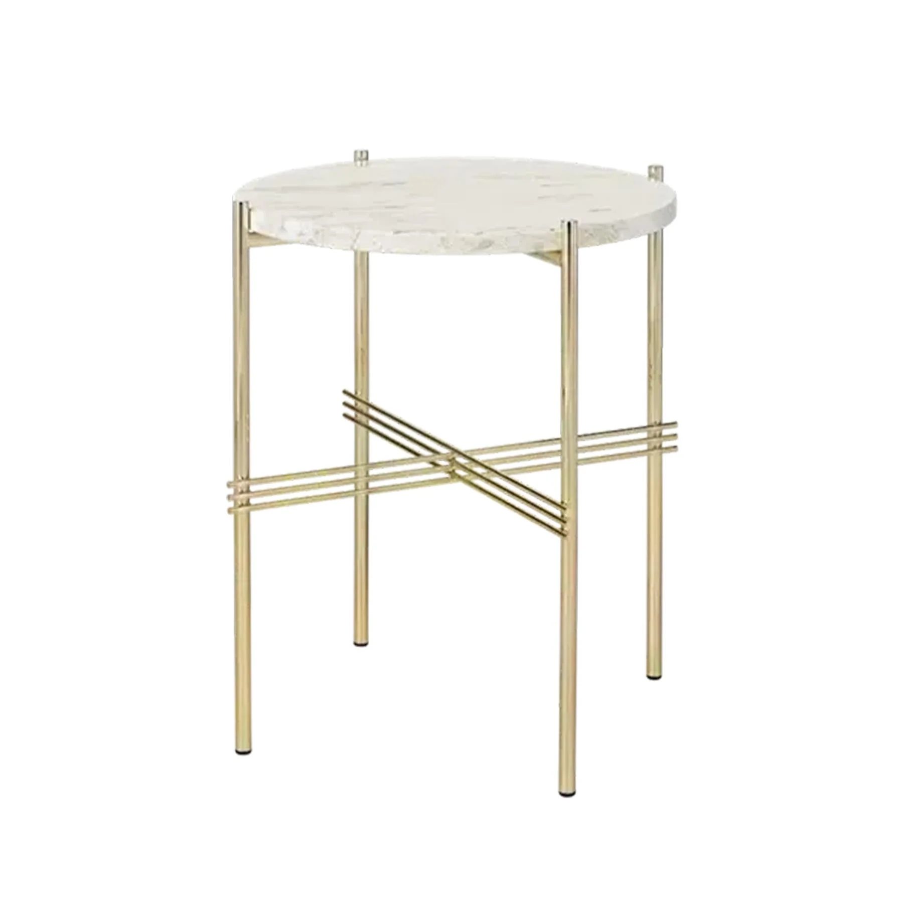 GUBI TS Side Table - Brass Base - Image 3