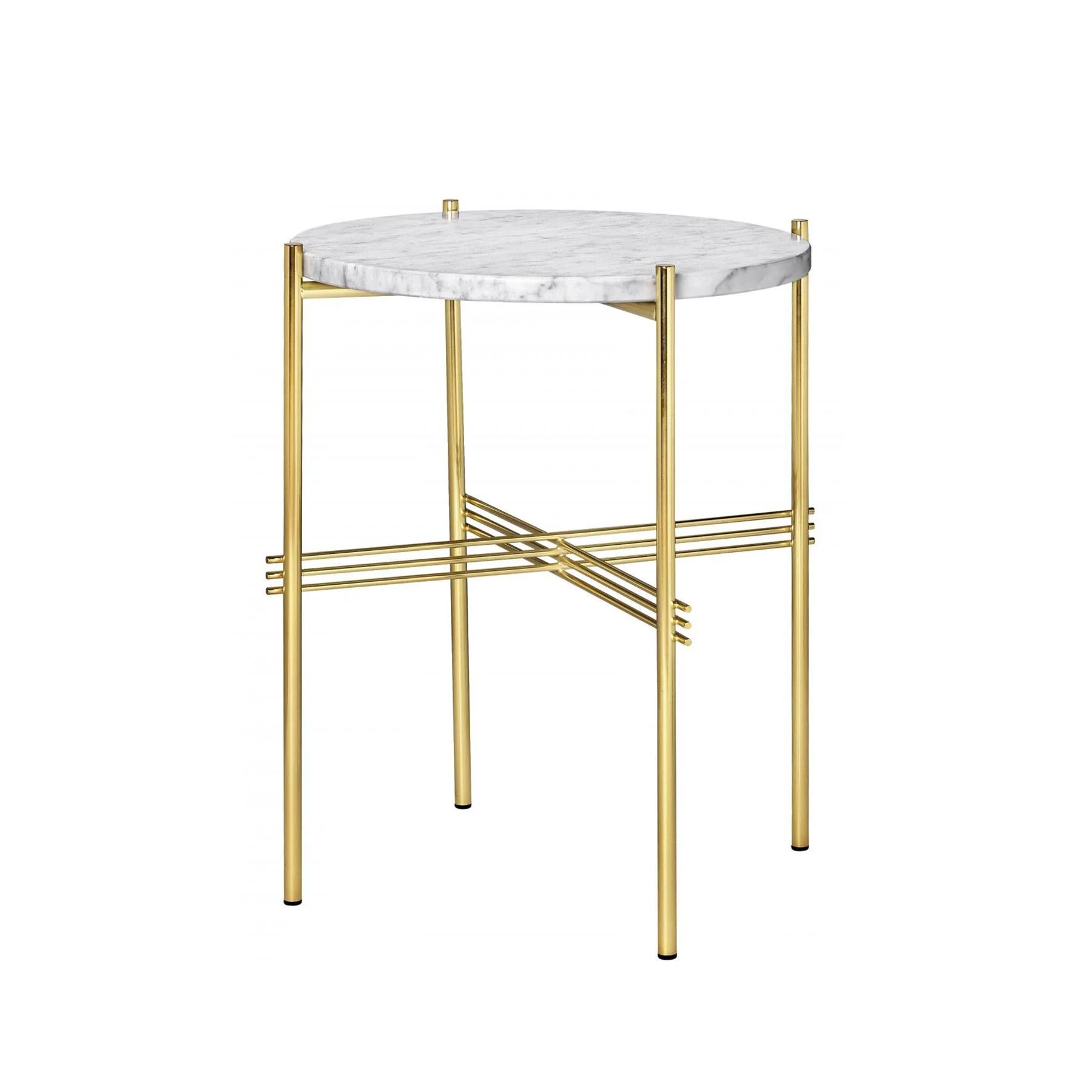 GUBI TS Side Table - Brass Base - Image 4