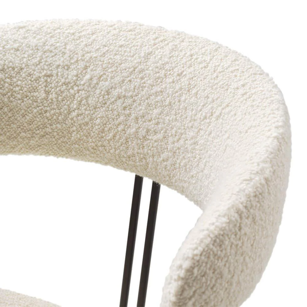 GUBI Violin Fully Upholstered Dining Chair Set - Image 3