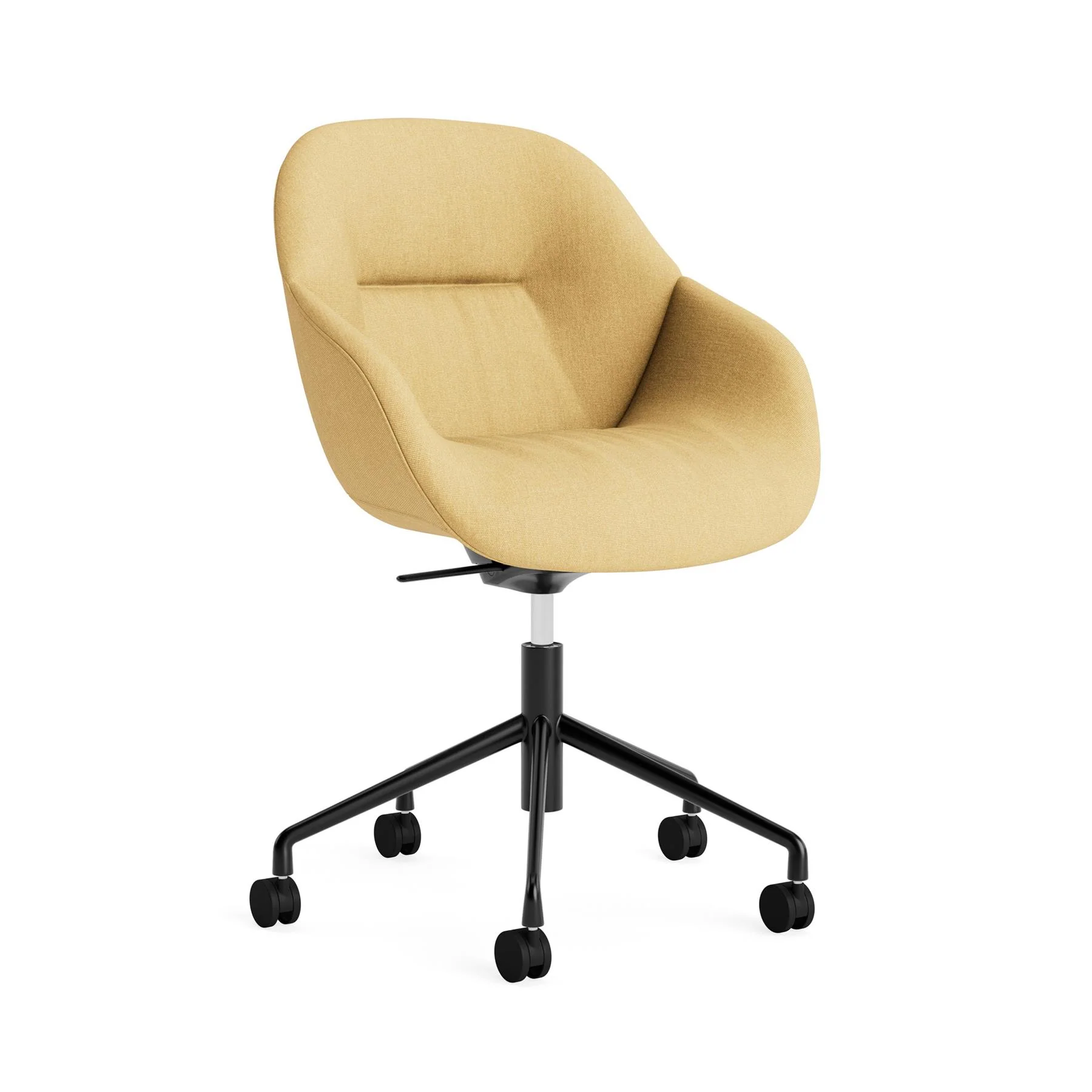 HAY AAC 155 Chair, Soft Upholstery with 5 Star Swivel Base Tilt Gas Lift Wheel Base - Image 29