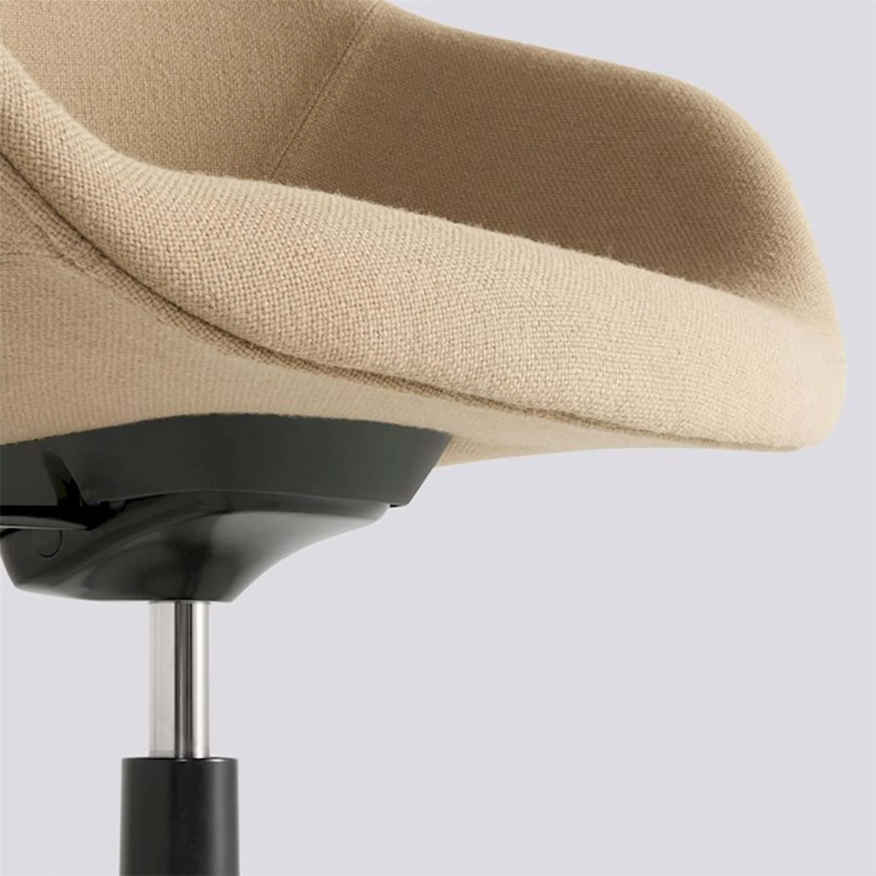 HAY AAC 155 Chair, Soft Upholstery with 5 Star Swivel Base Tilt Gas Lift Wheel Base - Image 7