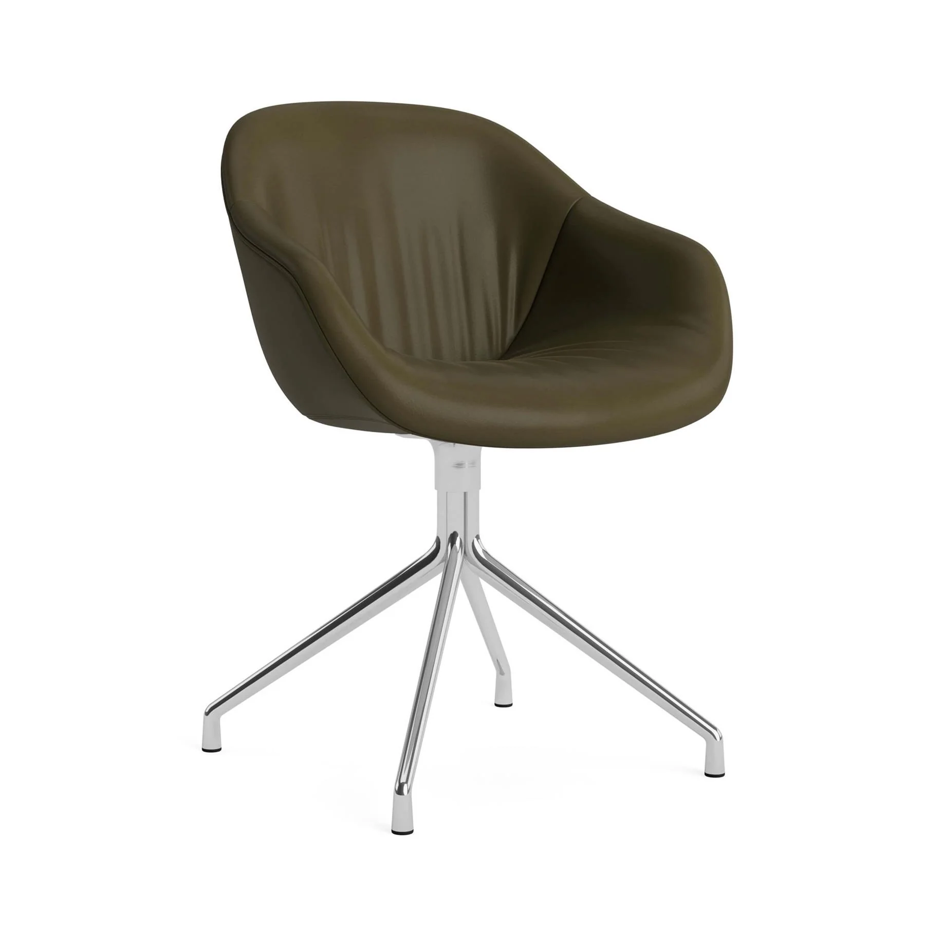 HAY AAC 221 Chair, Soft Upholstery 4 Star Swivel Base Standard Glider - Image 31