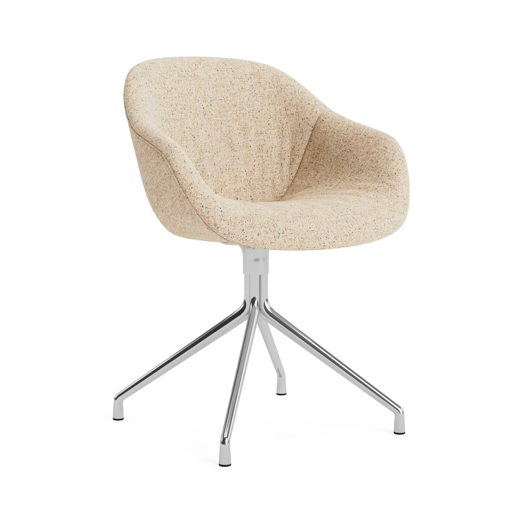HAY AAC 221 Chair, Soft Upholstery 4 Star Swivel Base Standard Glider - Image 8