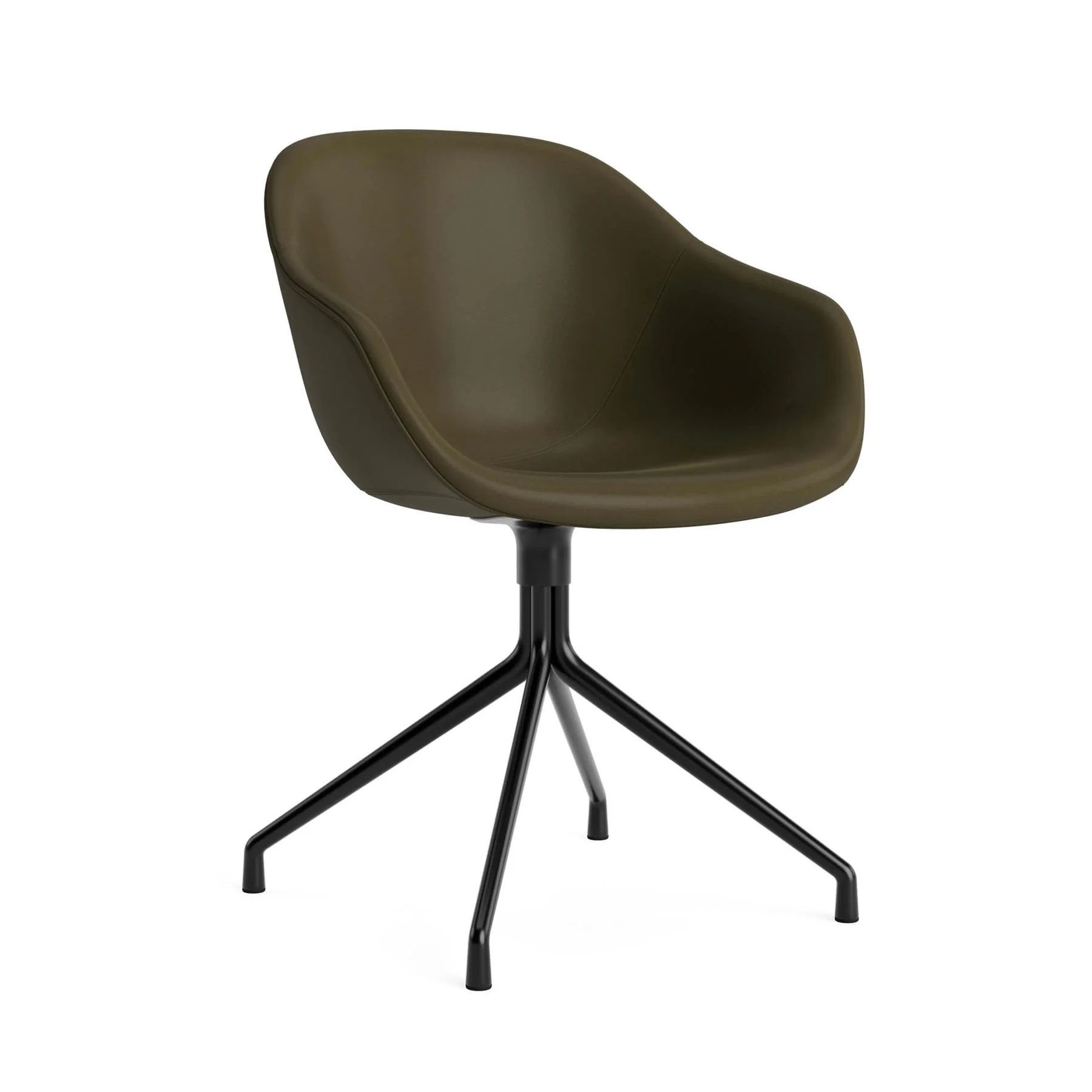 HAY AAC 221 Chair, Upholstered 4 Star Swivel Base Standard Glider - Image 5
