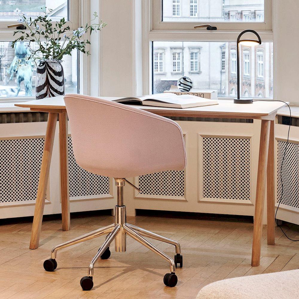 HAY AAC 53 Chair, Soft Upholstery - 5 Star Swivel Base, Gas Lift and Wheels - Image 3