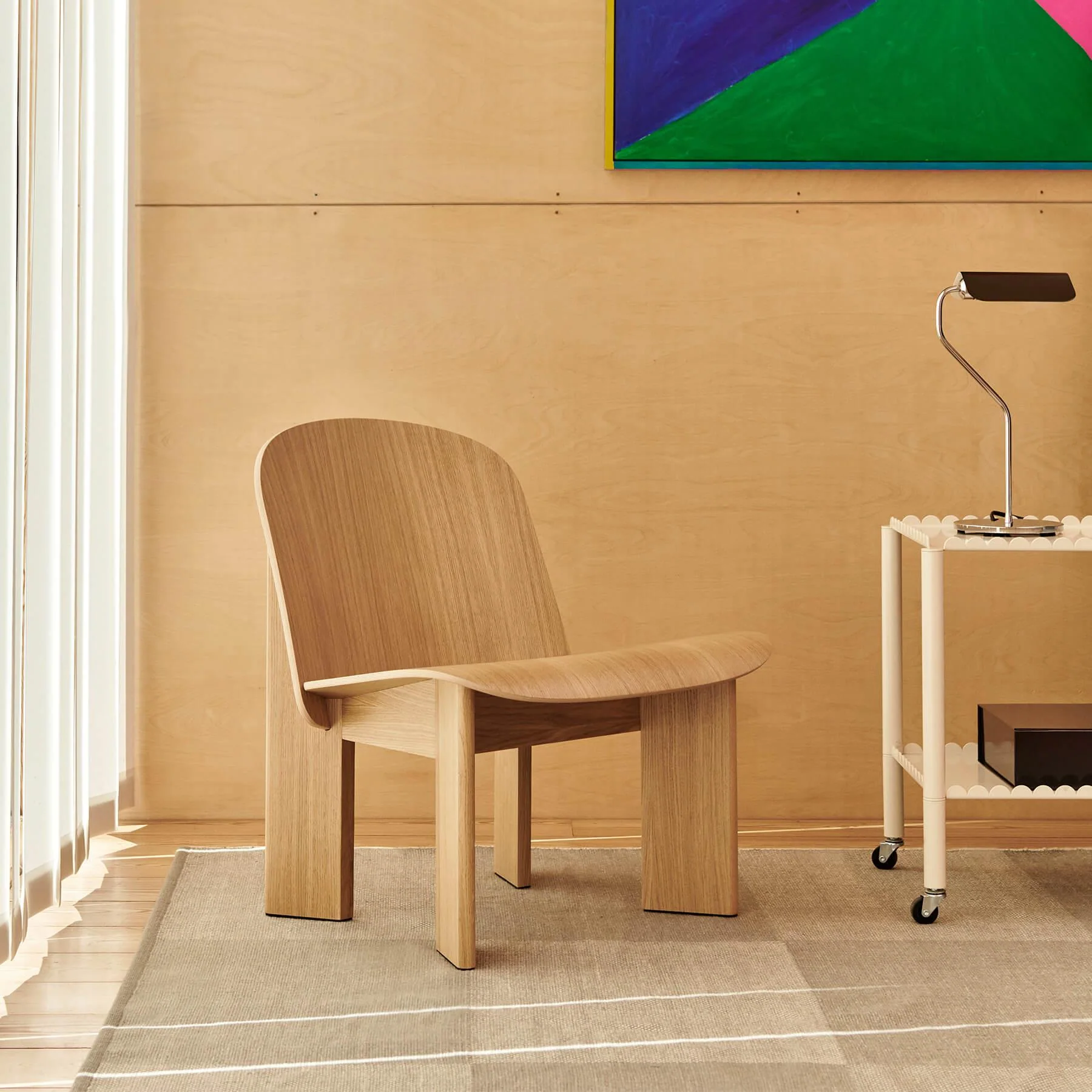 HAY Chisel Lounge Chair Unupholstered - Image 2