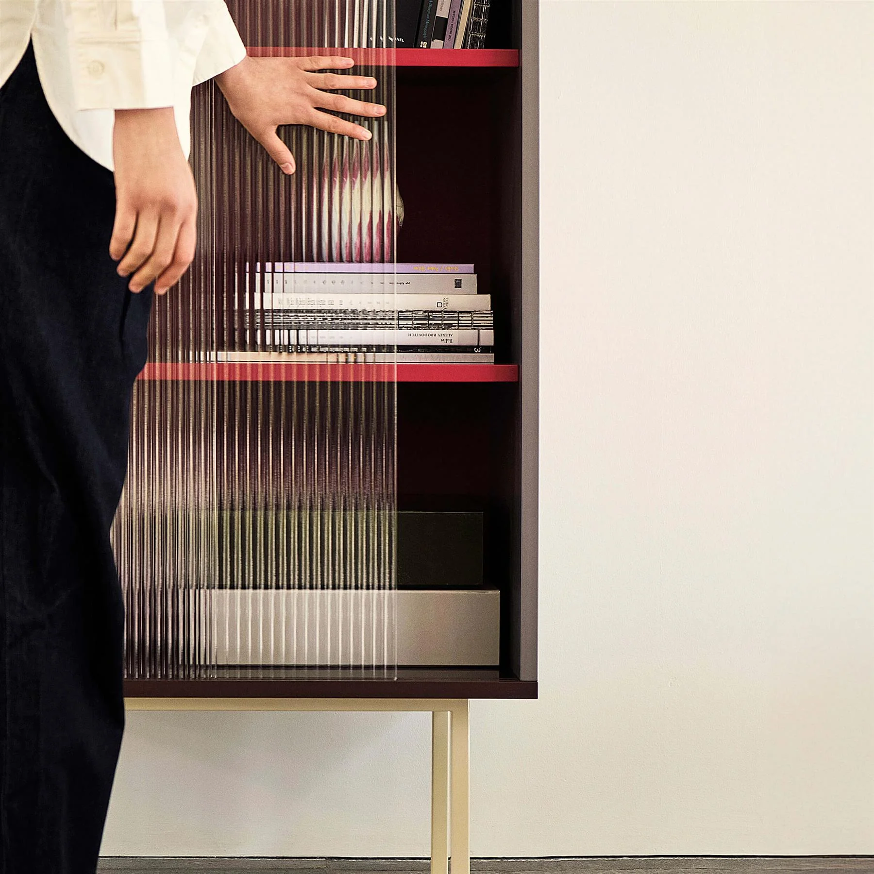 HAY Colour Tall Cabinet with Glass Doors - Image 8