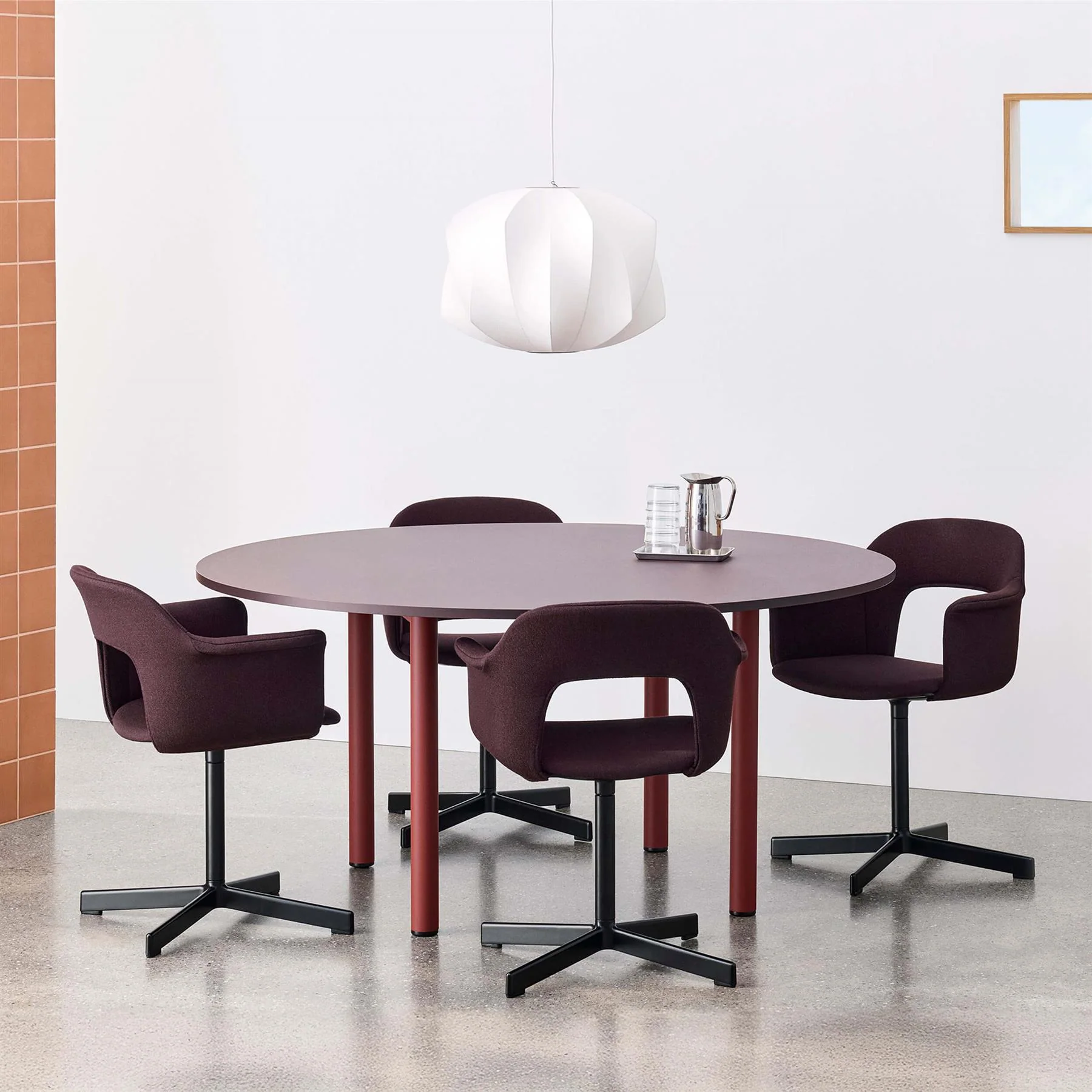 HAY Layout Armchair 234 with 4 Star Swivel Base - Image 4