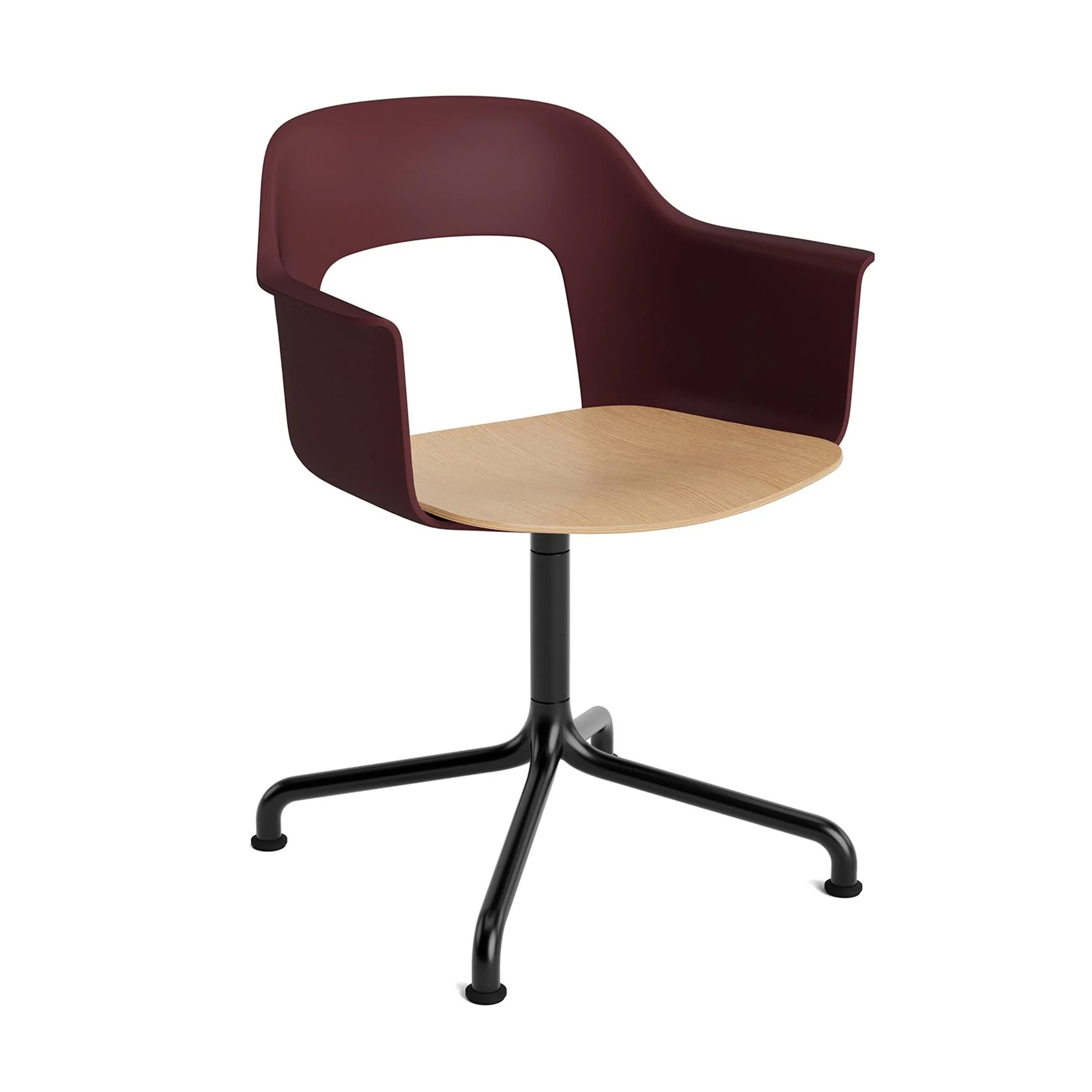 HAY Layout Armchair 252 with 4 Star Swivel Arc Base - Image 26