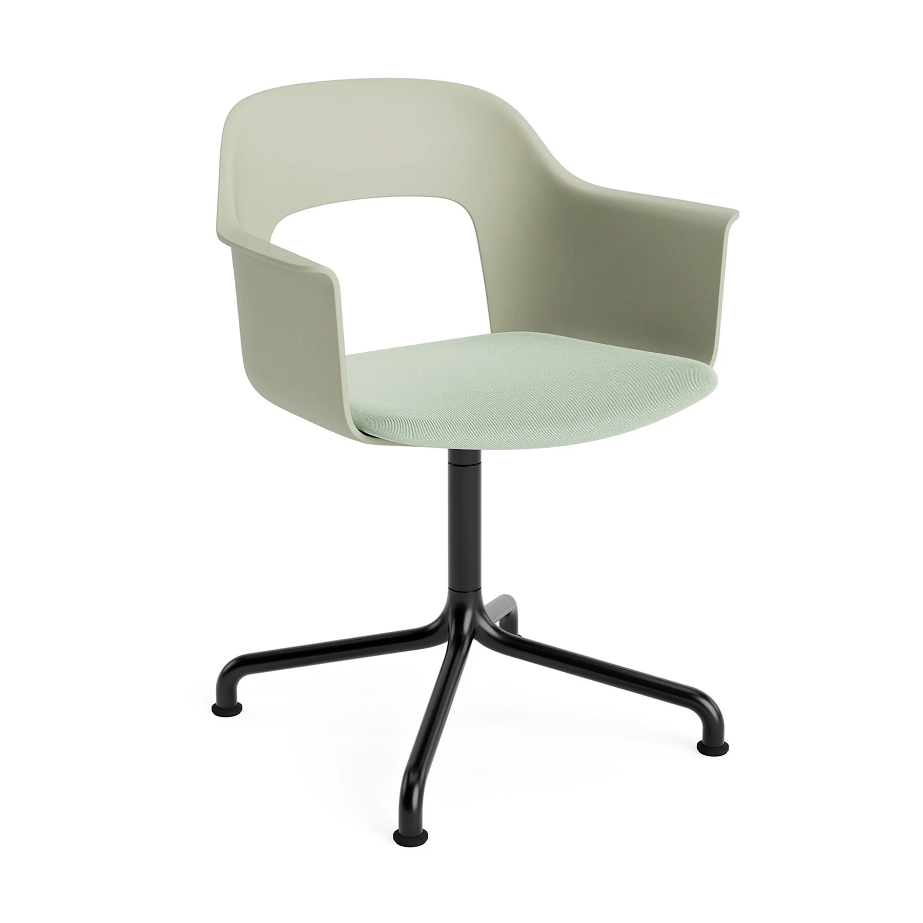 HAY Layout Armchair 253 with 4 Star Swivel Arc Base - Image 15