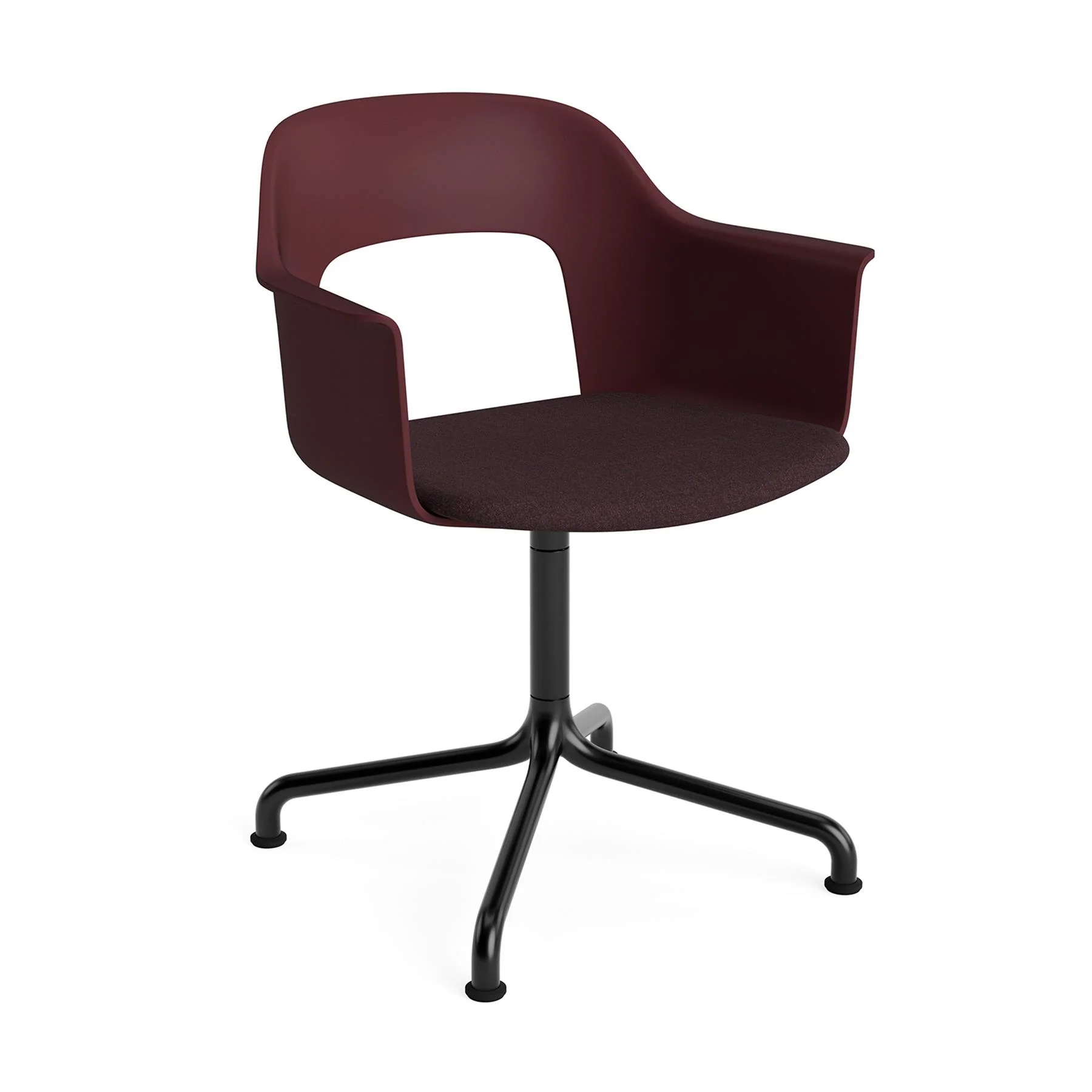 HAY Layout Armchair 253 with 4 Star Swivel Arc Base - Image 5