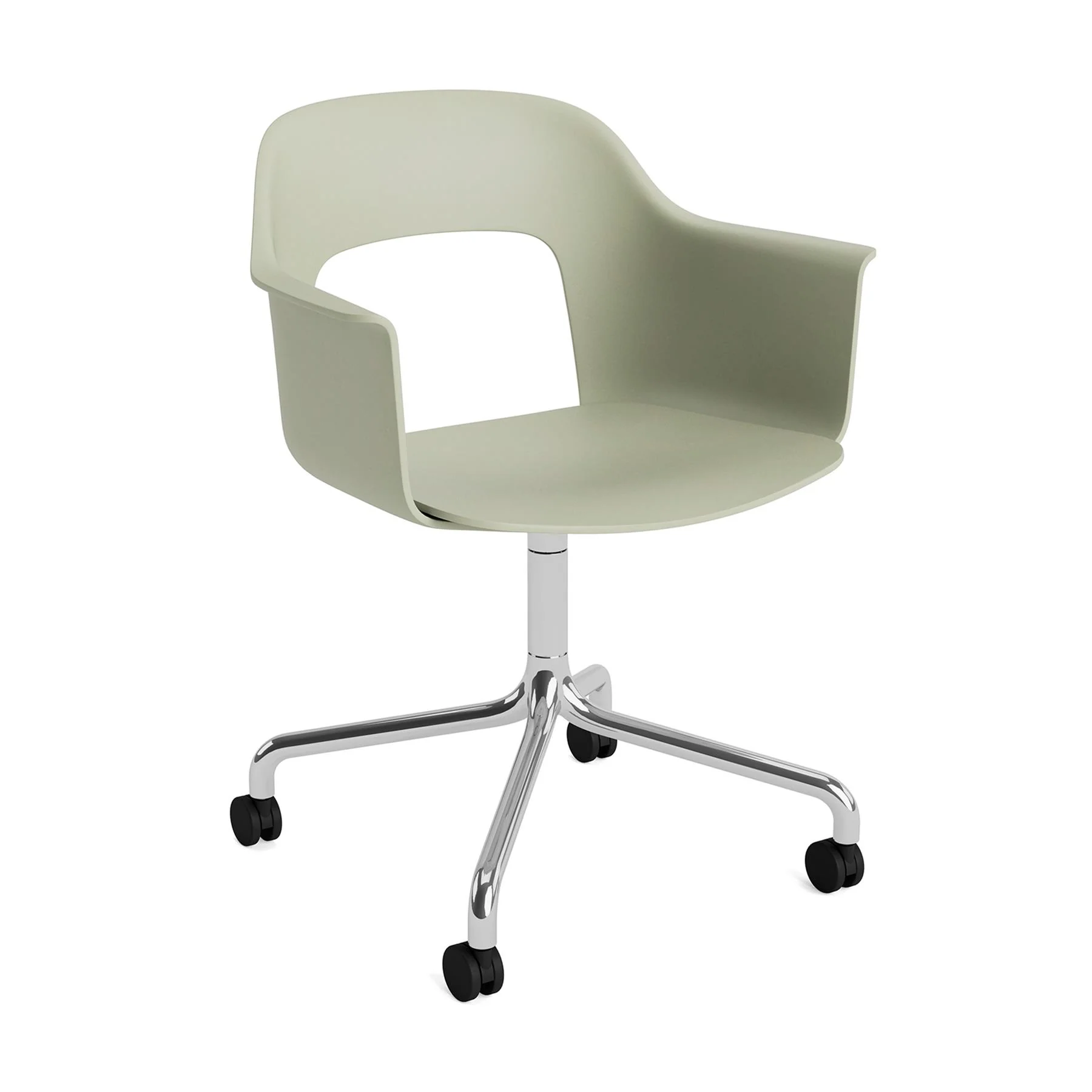 HAY Layout Armchair 261 with 4 Star Swivel Wheel Base - Image 12