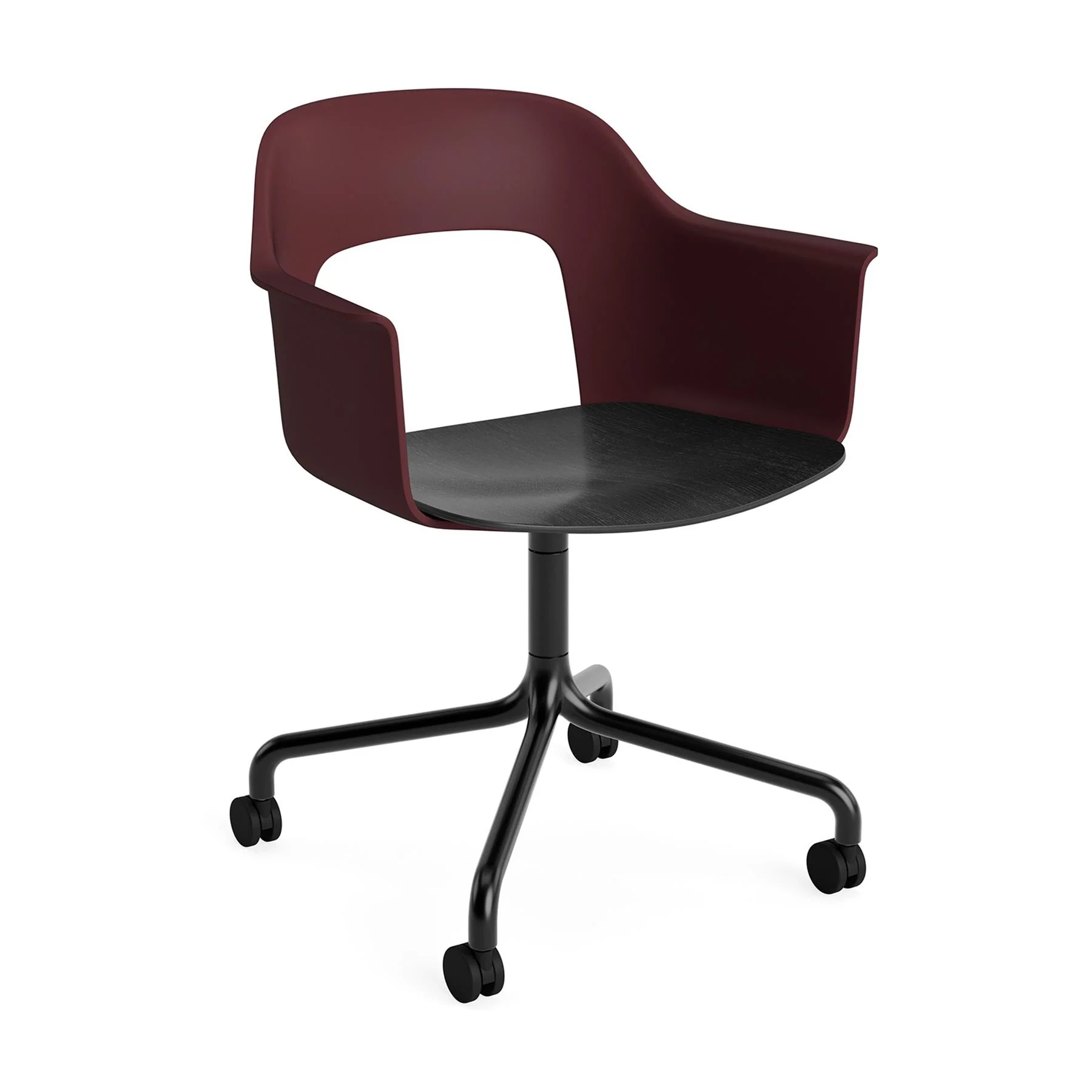 HAY Layout Armchair 262 with 4 Star Swivel Wheel Base - Image 33