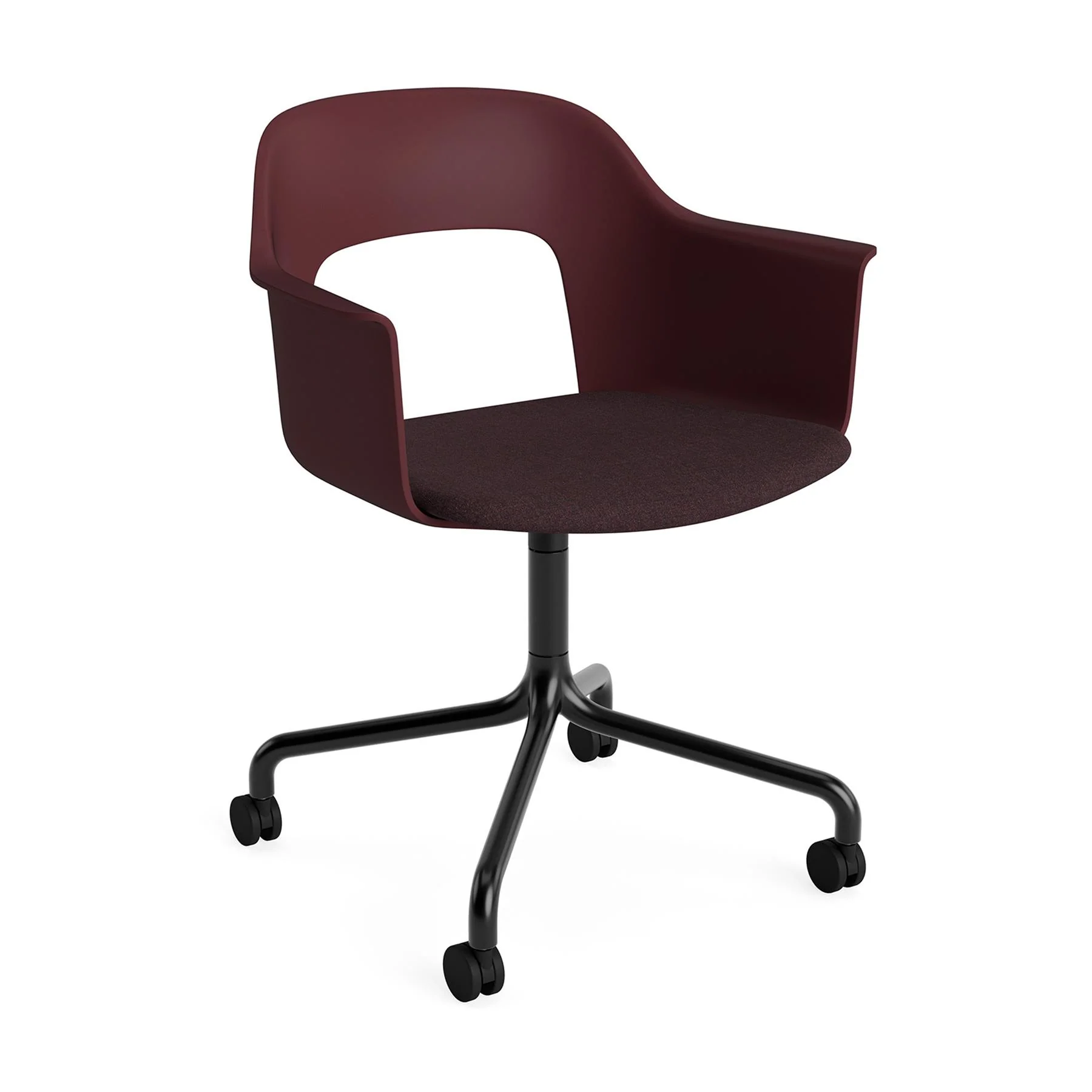 HAY Layout Armchair 263 with 4 Star Swivel Wheel Base - Image 16