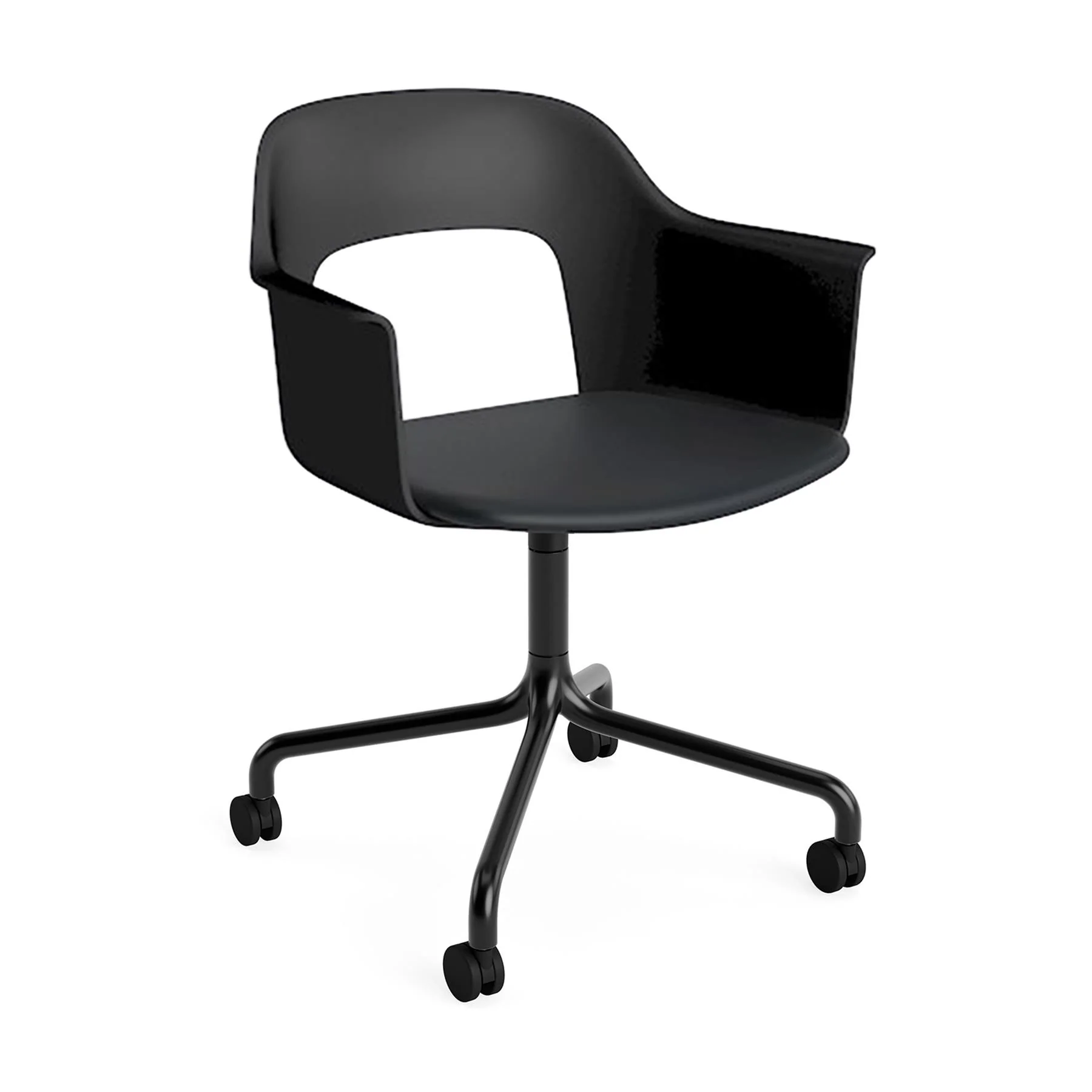 HAY Layout Armchair 263 with 4 Star Swivel Wheel Base - Image 17