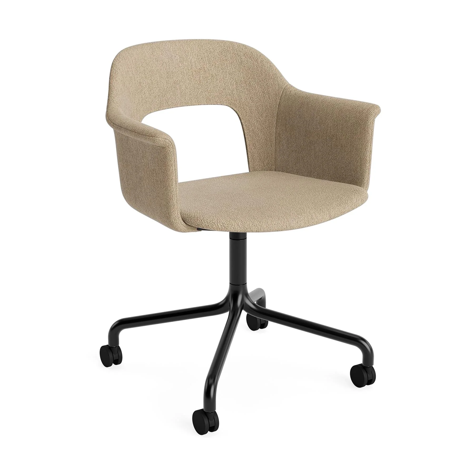 HAY Layout Armchair 264 with 4 Star Arc Swivel Wheel Base - Image 15