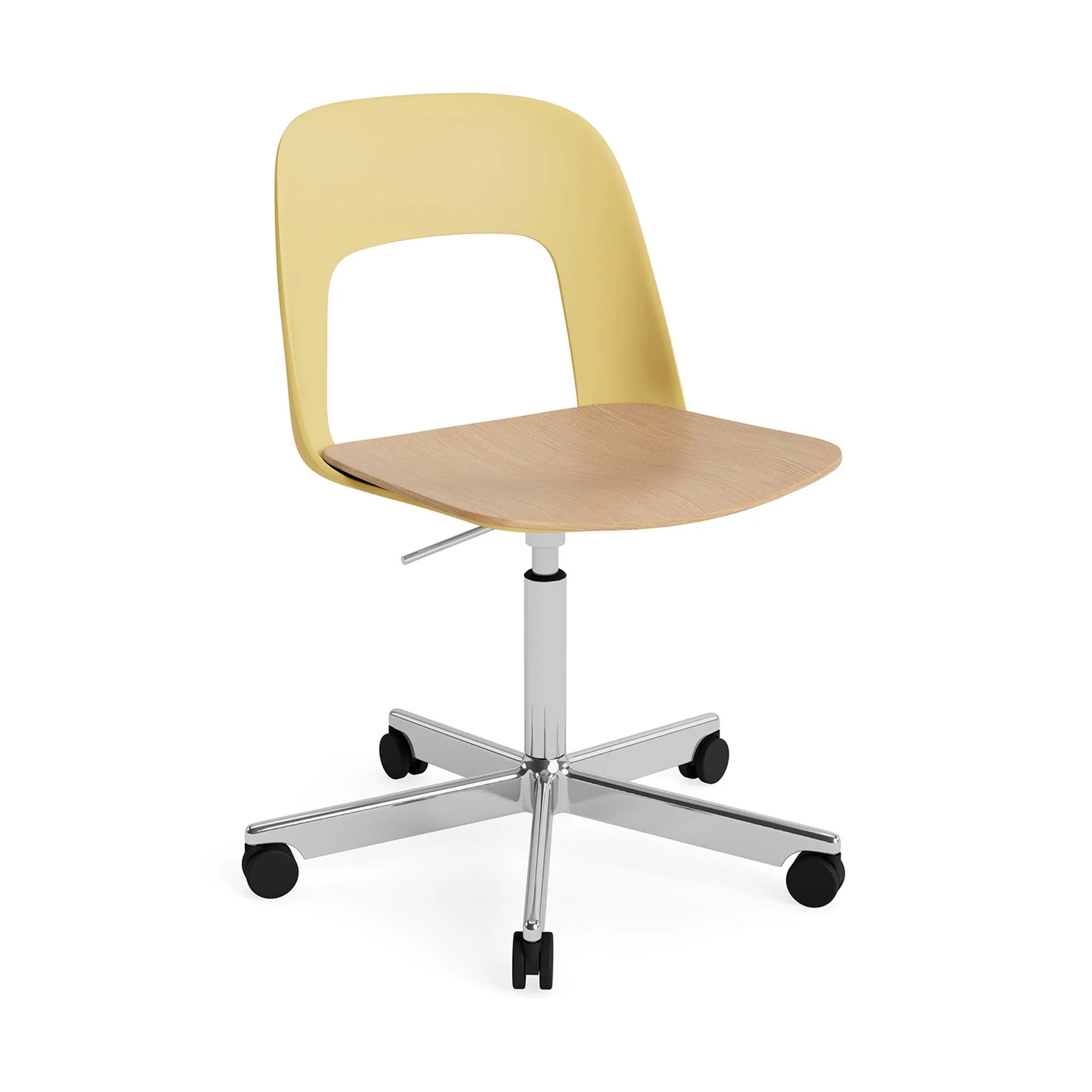 HAY Layout Chair 142 with 5 Star Swivel Wheel Base and Gas Lift - Image 14