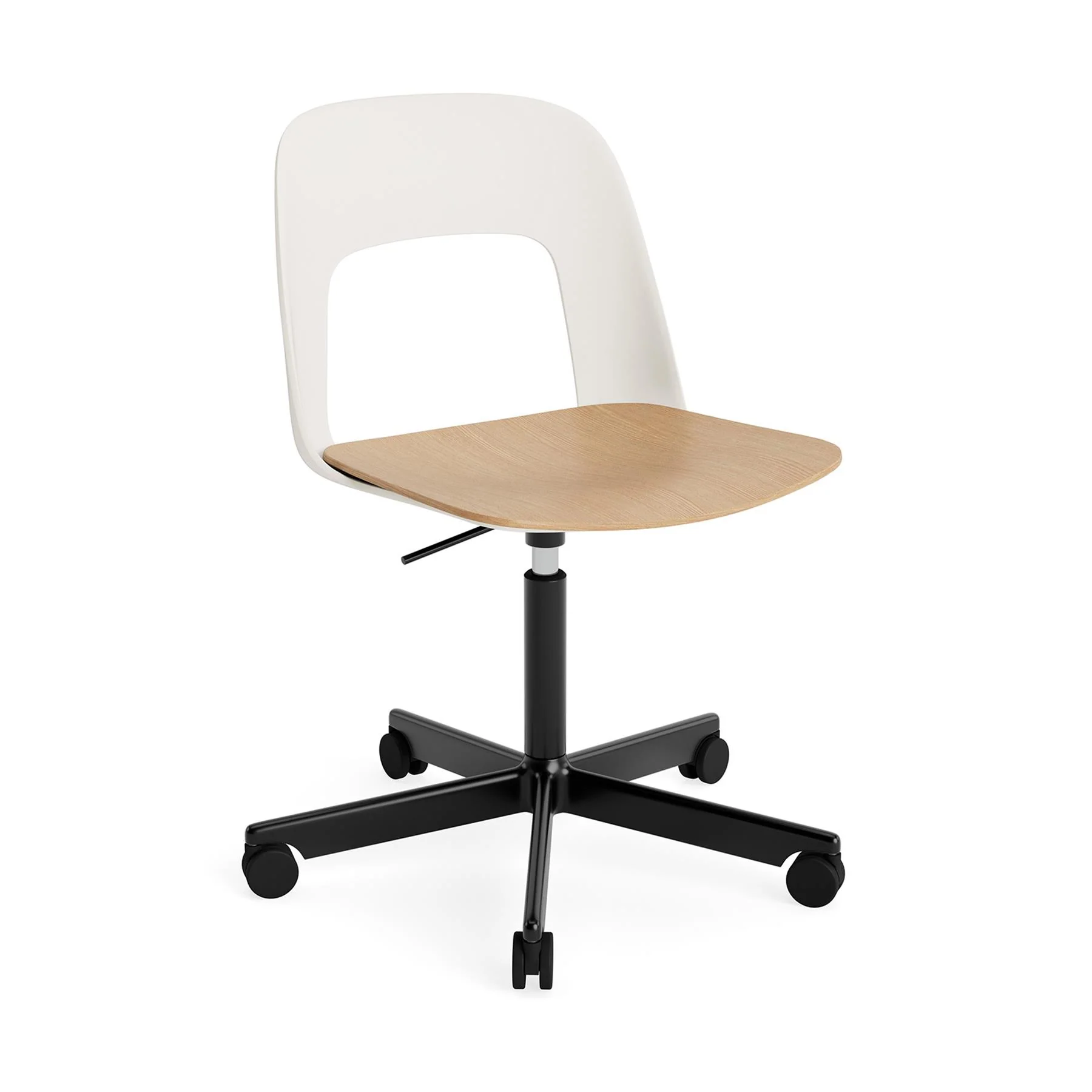 HAY Layout Chair 142 with 5 Star Swivel Wheel Base and Gas Lift - Image 6
