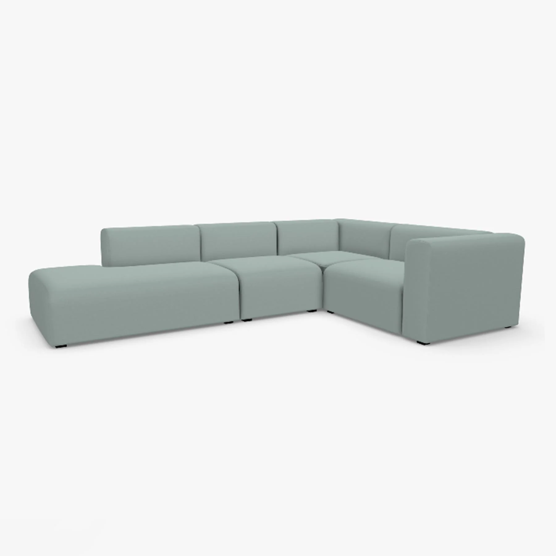 HAY Mags Corner Sofa 3+ Seater Combination 2 Left - Image 37
