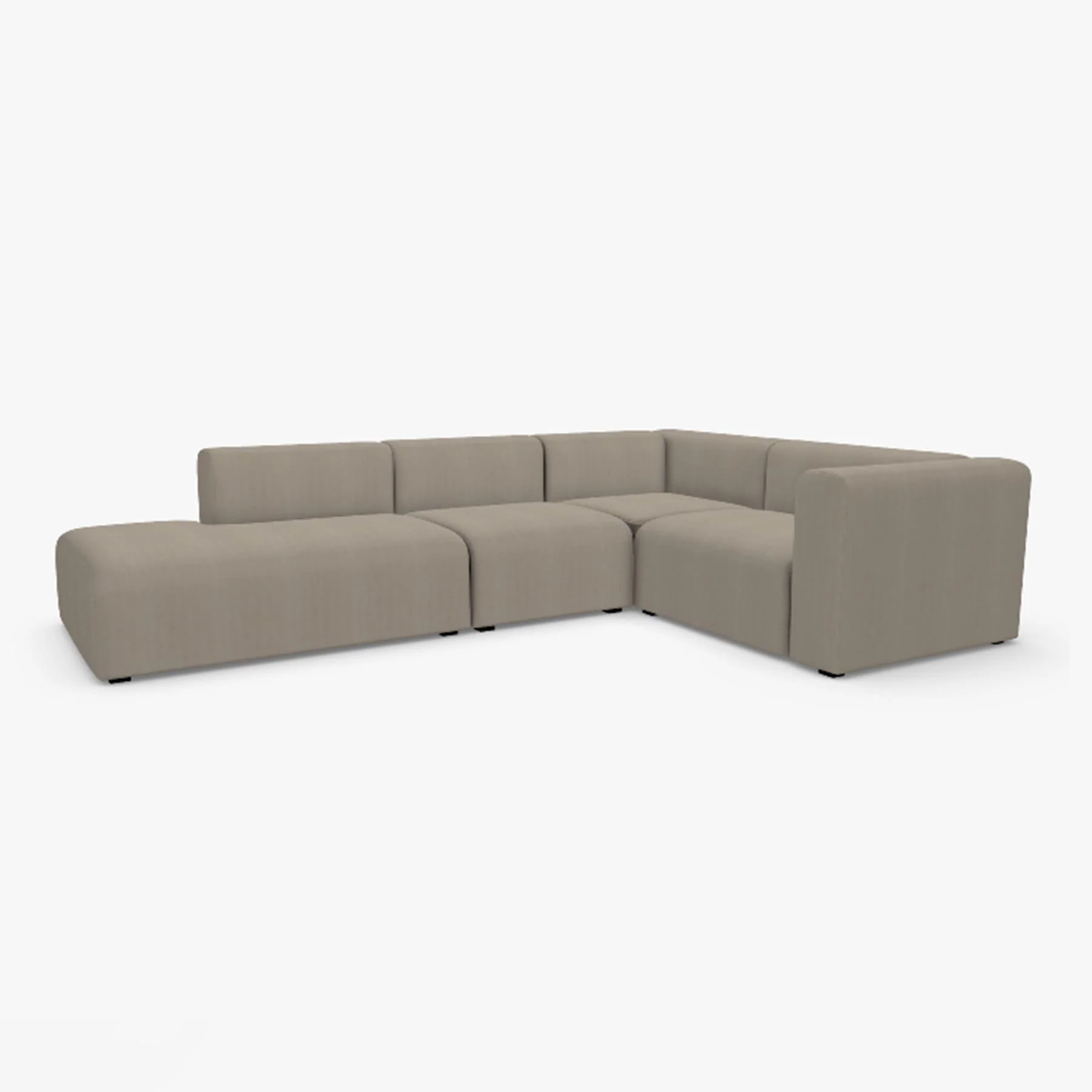 HAY Mags Corner Sofa 3+ Seater Combination 2 Left - Image 58