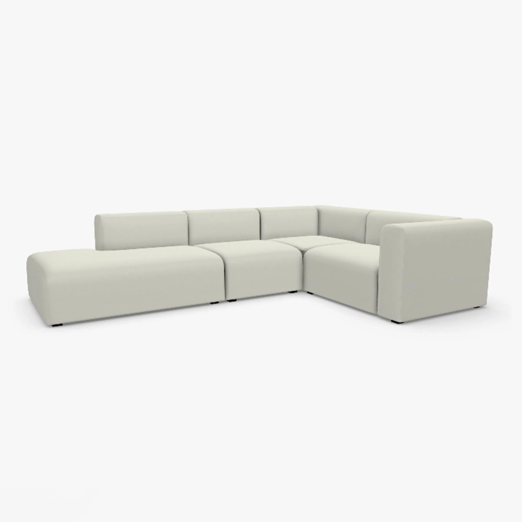 HAY Mags Corner Sofa 3+ Seater Combination 2 Left - Image 61