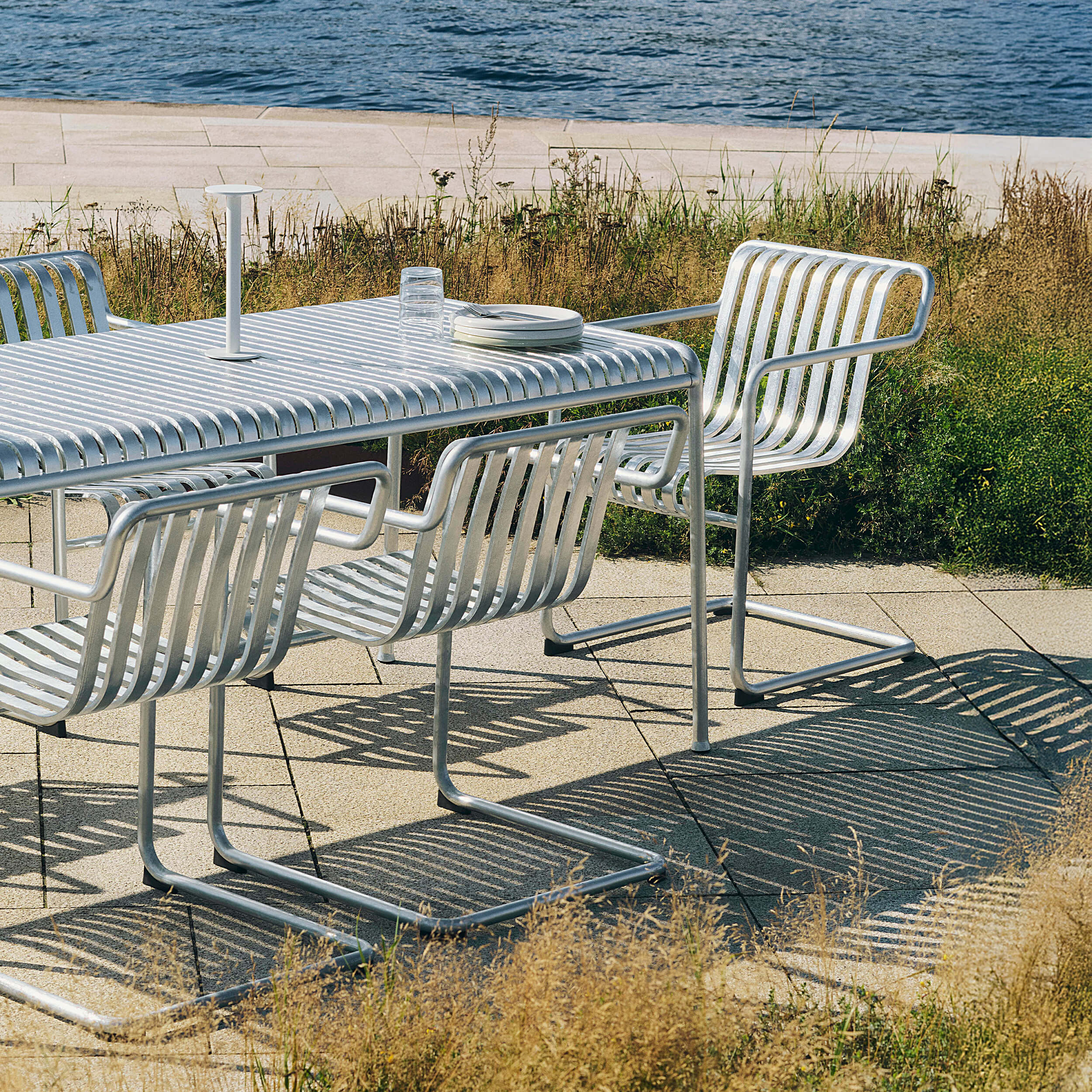 HAY Palissade Cantilever Garden Dining Armchair - Image 5