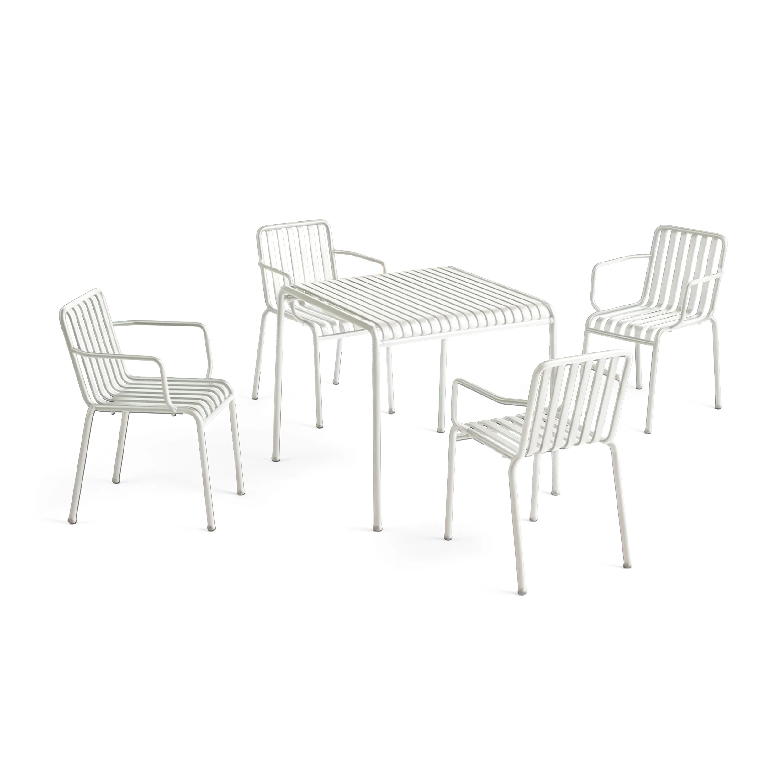 HAY Palissade Garden Dining Set - Chairs with Arms - Curated by Holloways of Ludlow - Image 12
