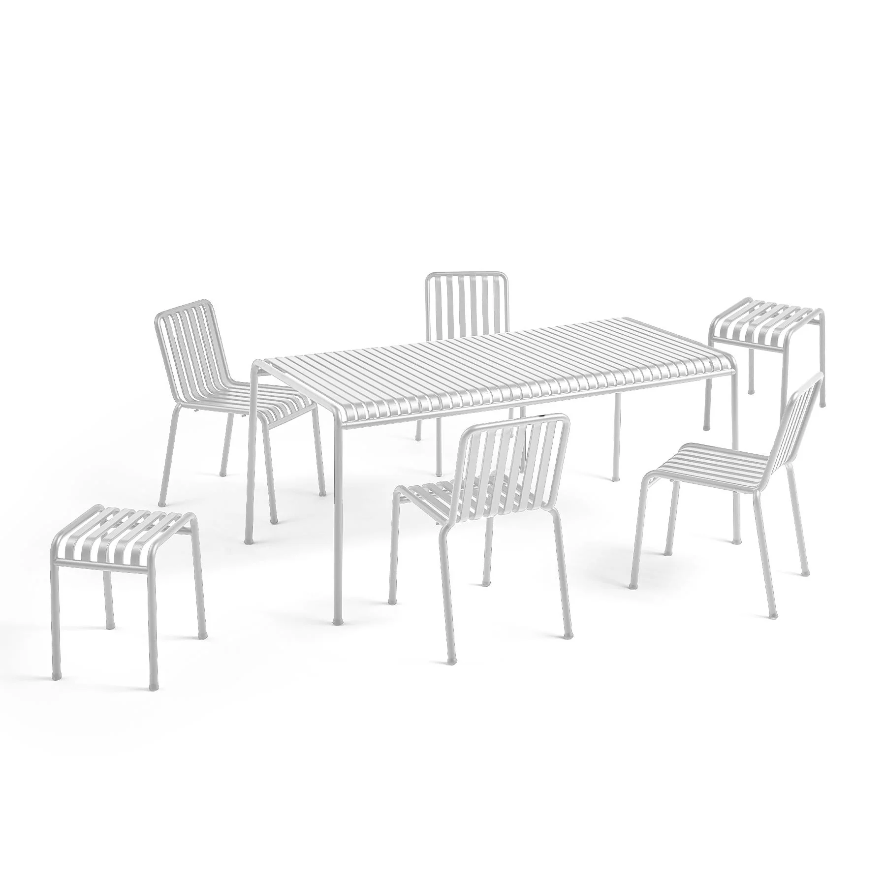 HAY Palissade Family Garden Dining Set - Curated by Holloways of Ludlow - Image 5