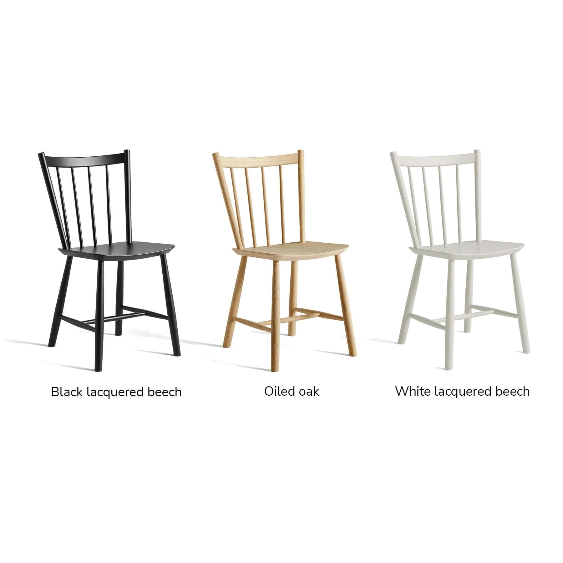 HAY Round Family Dining Set, 4 Chairs - Image 2