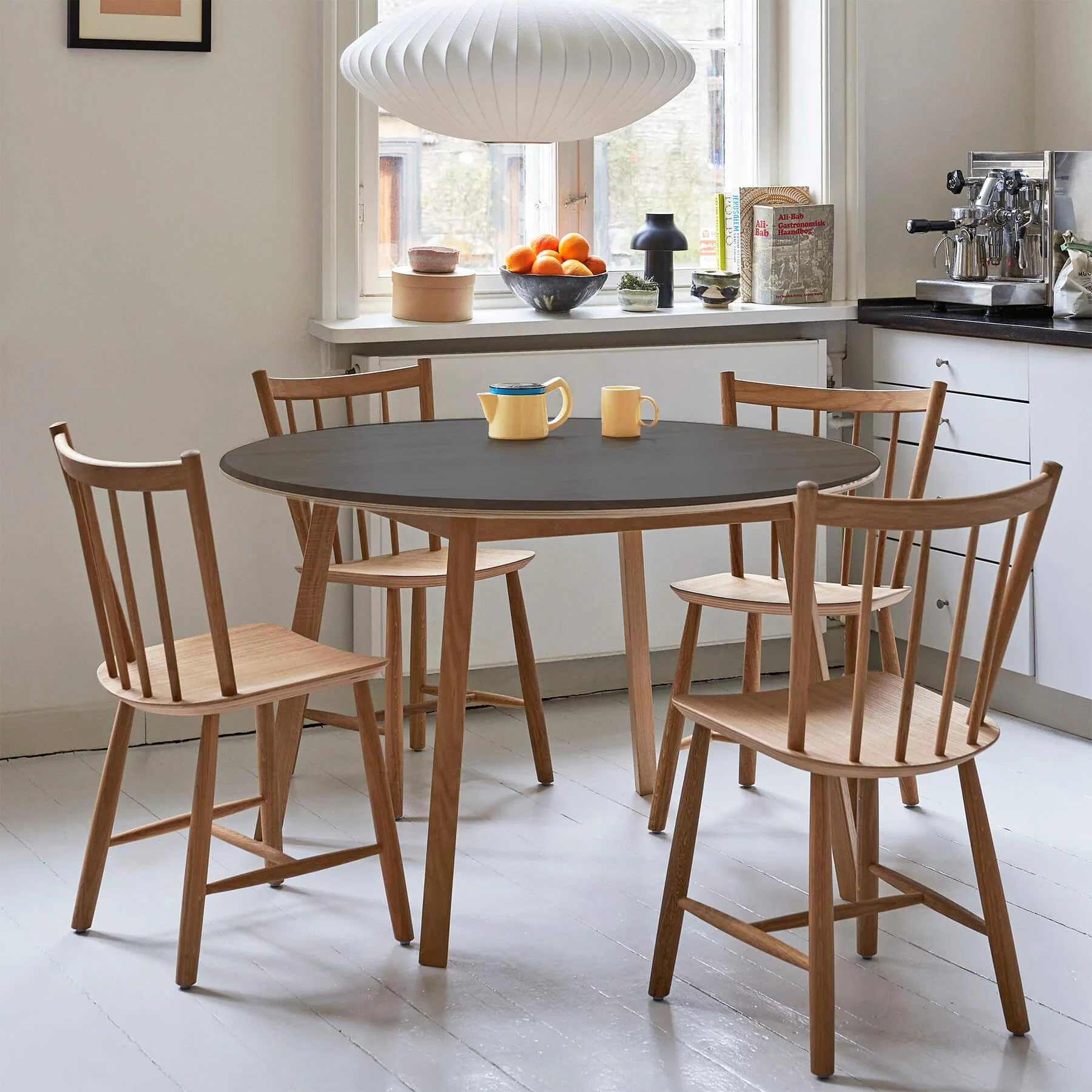 HAY Round Family Dining Set, 4 Chairs - Image 5