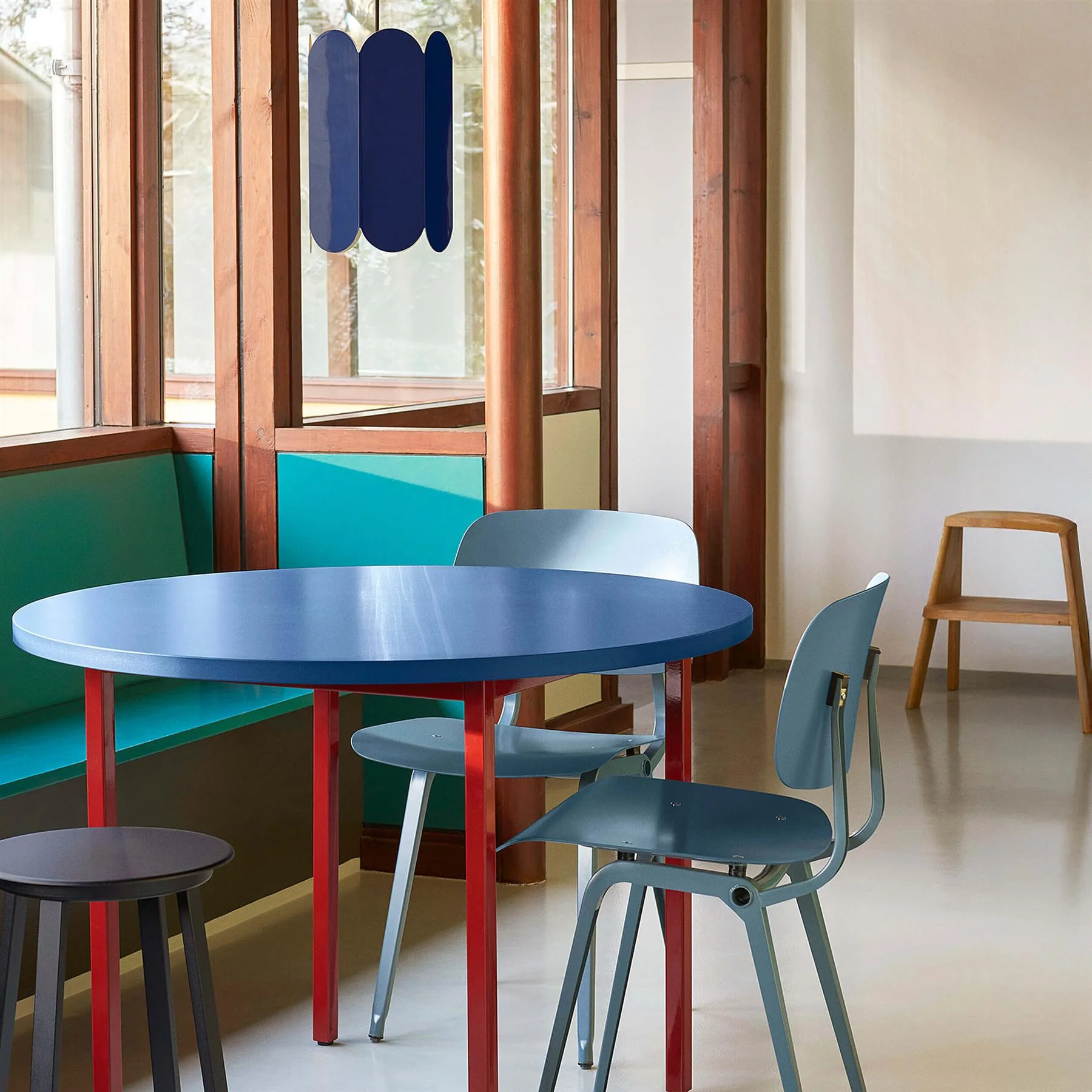 HAY Two-Colour Table, Round - Image 4