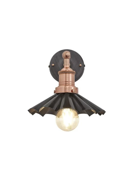 Industville Brooklyn Vintage Antique Sconce Wall Light - Umbrella - Image 3
