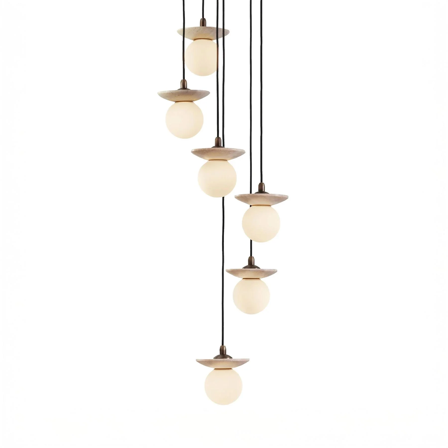 J. Adams Orbit Cluster Pendant Light - Image 17