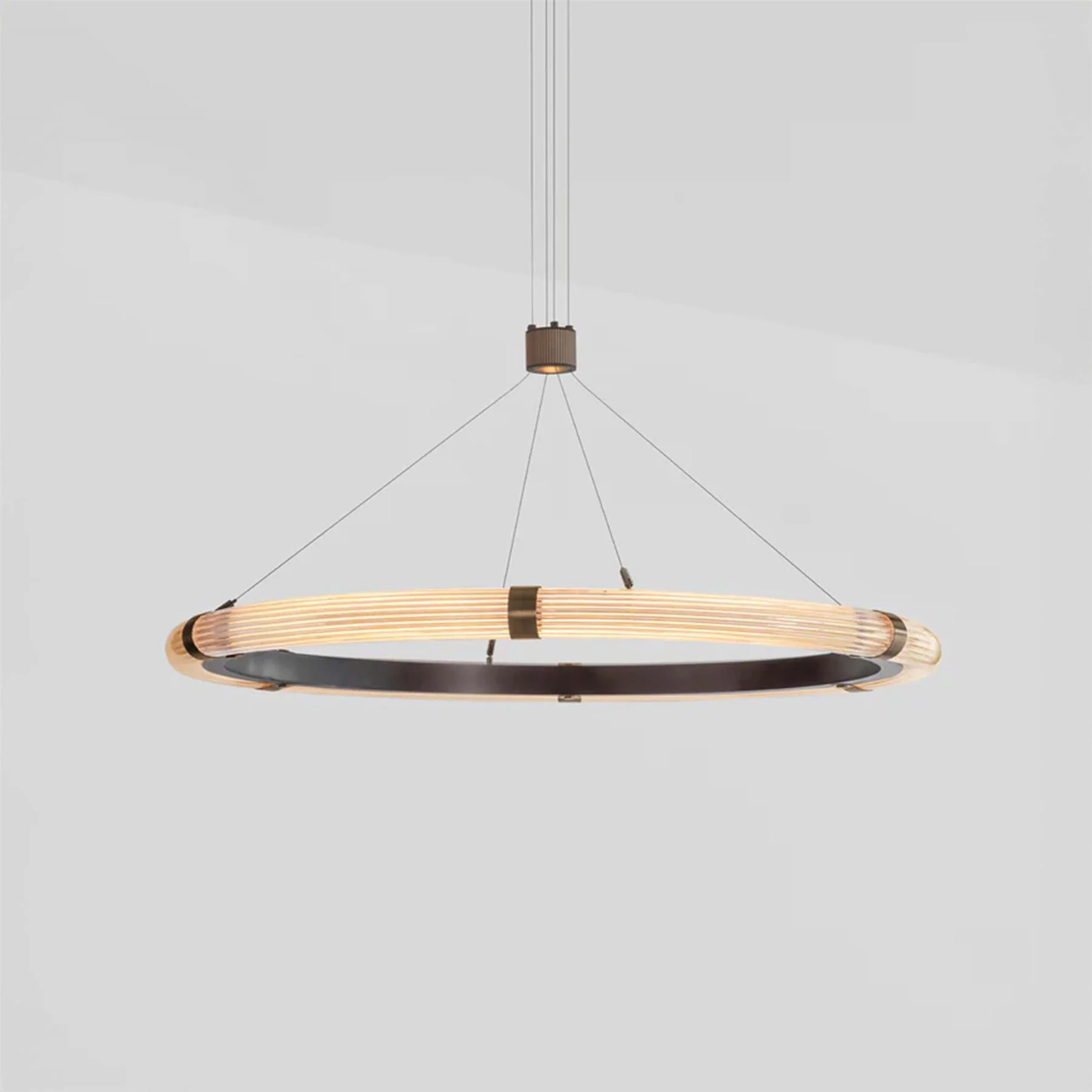 J. Adams Strata Circular Pendant Light - Image 10