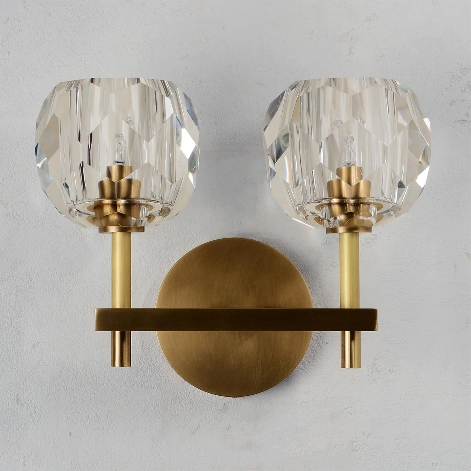 Jimmy Raiden Ball Be Crystal Sconce Double Wall Light - Image 2