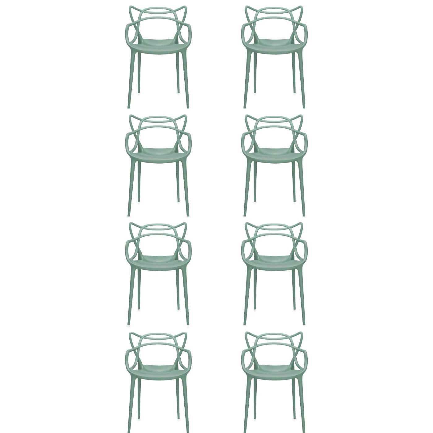 Kartell Masters Dining Chair Set - Image 4