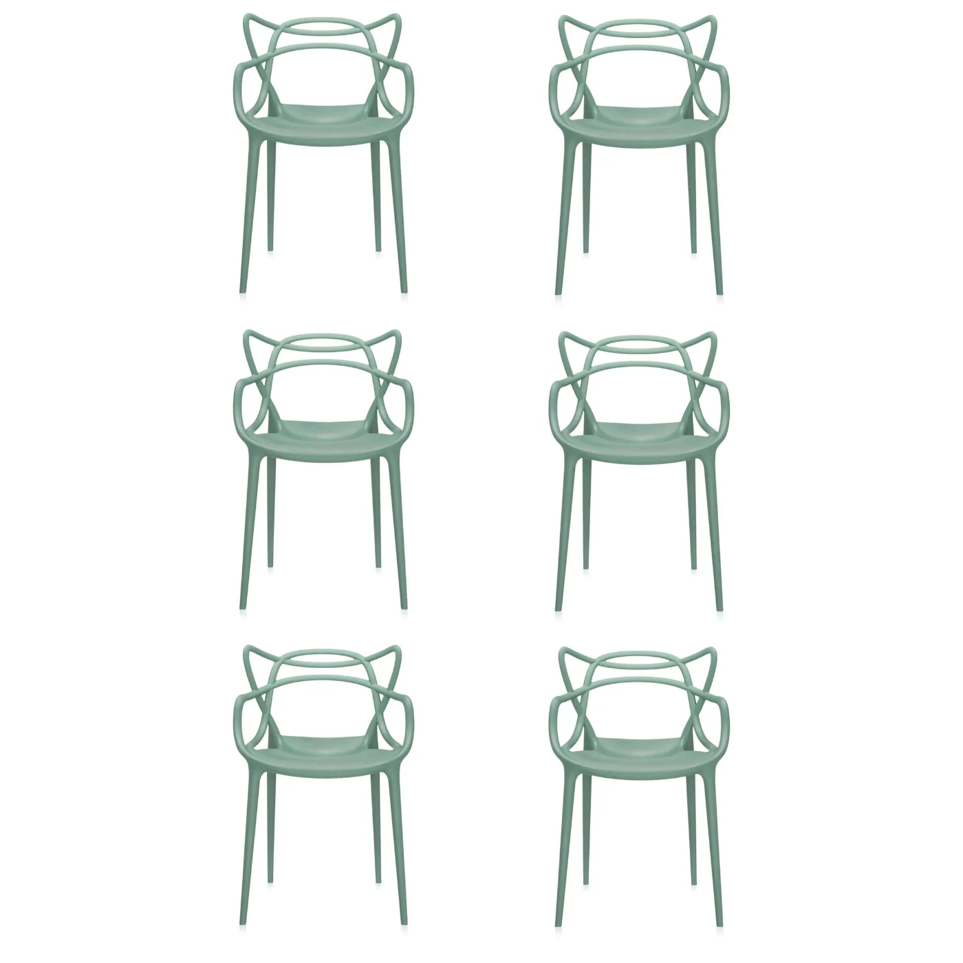 Kartell Masters Dining Chair Set - Image 9
