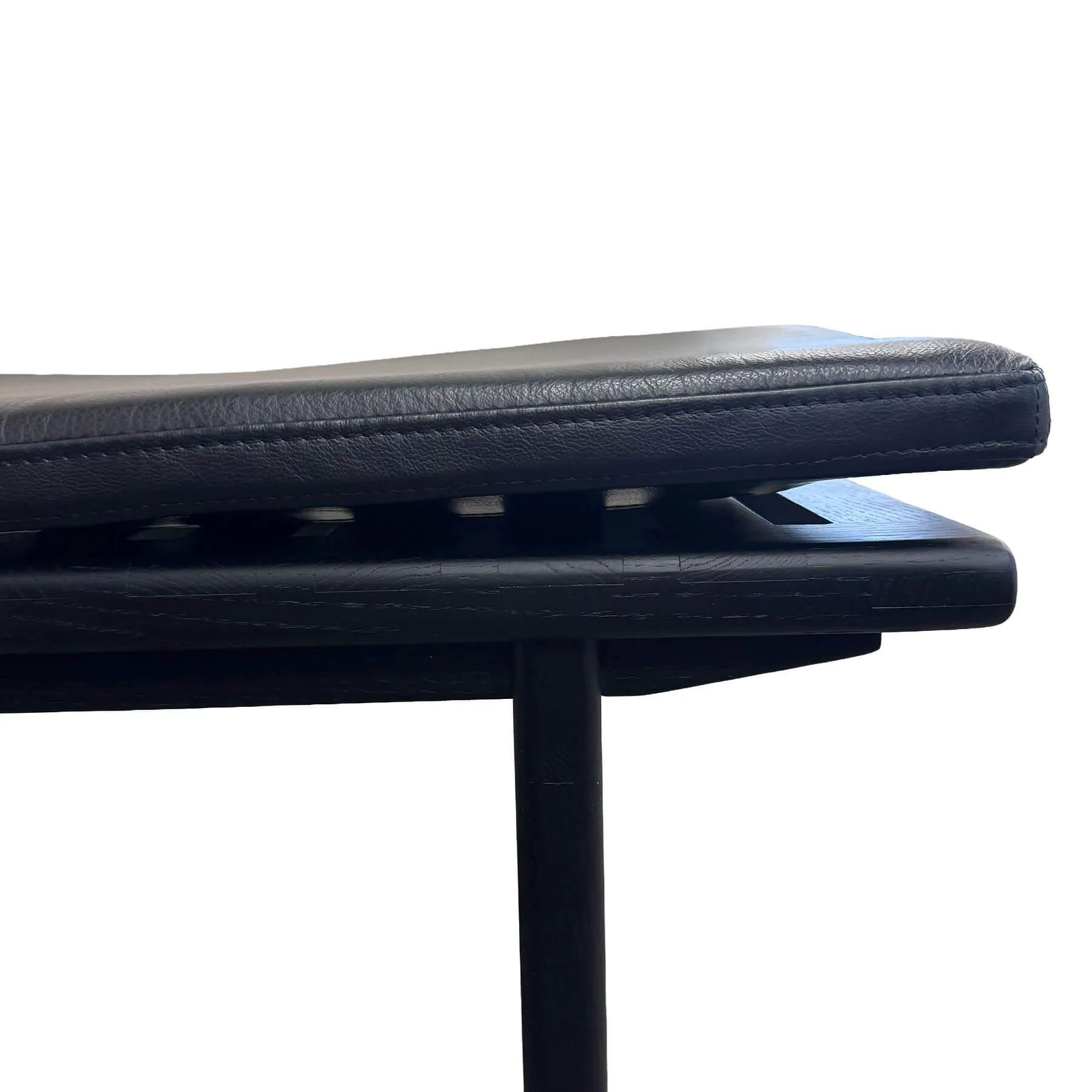 B-Stock Kath & Andersen KA60 Wooden Bench - Black oak with cushion - Image 2