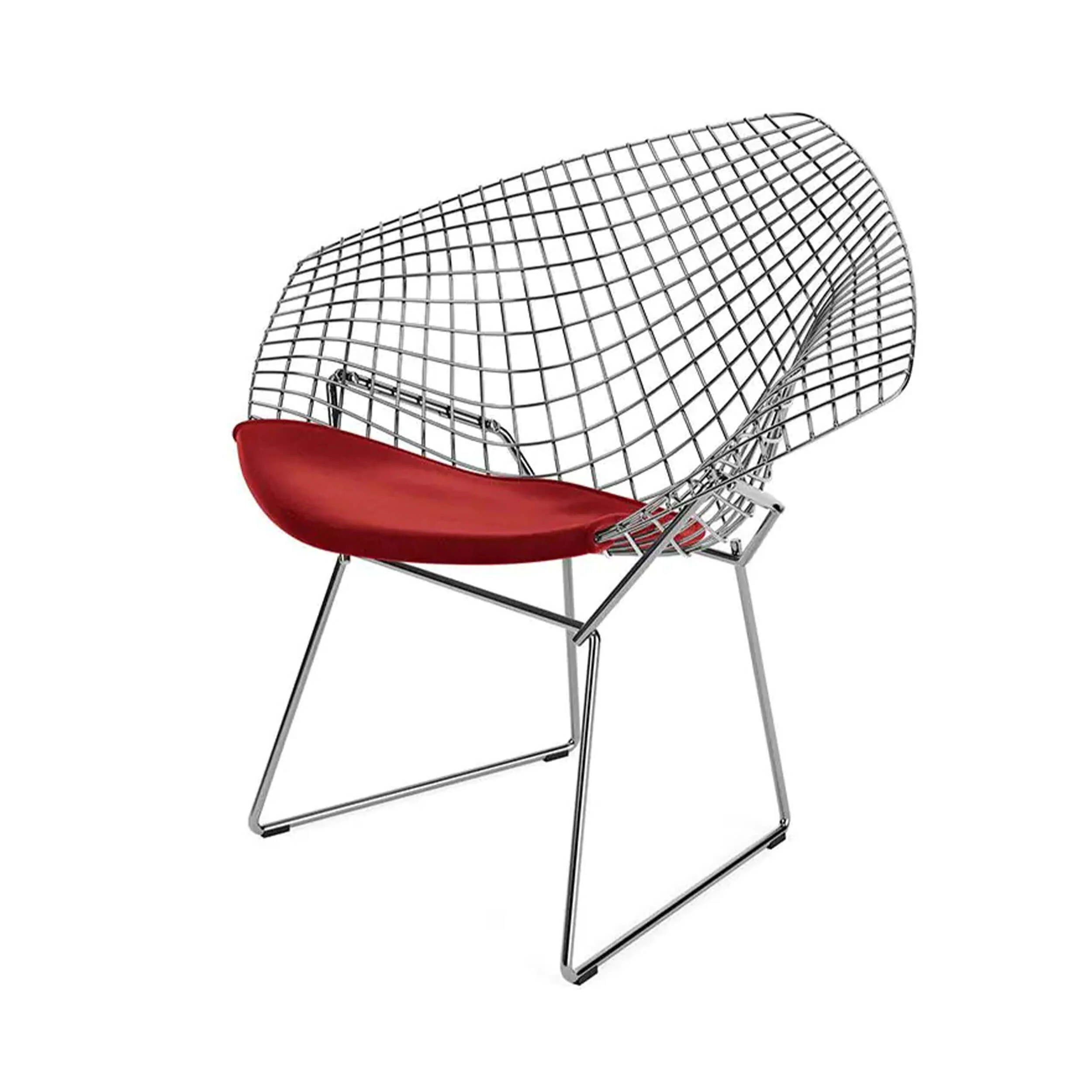 Knoll Bertoia Diamond Armchair with Seat Pad - Image 15