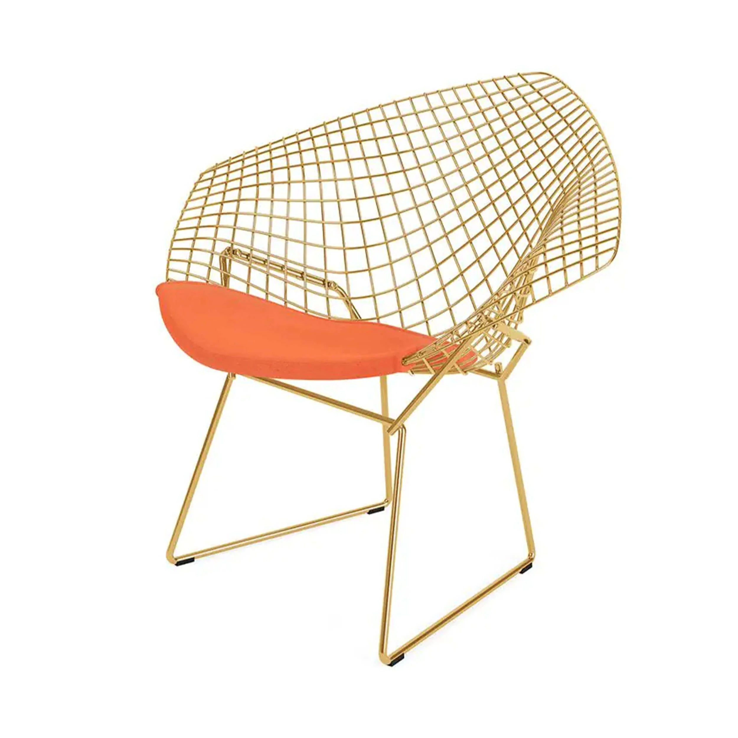 Knoll Bertoia Diamond Armchair with Seat Pad - Image 6