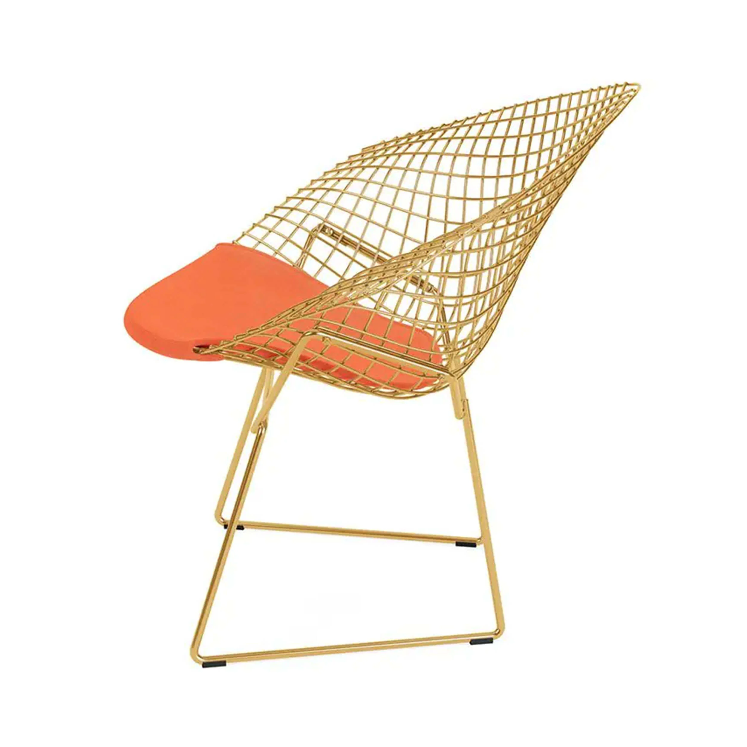 Knoll Bertoia Diamond Armchair with Seat Pad - Image 8