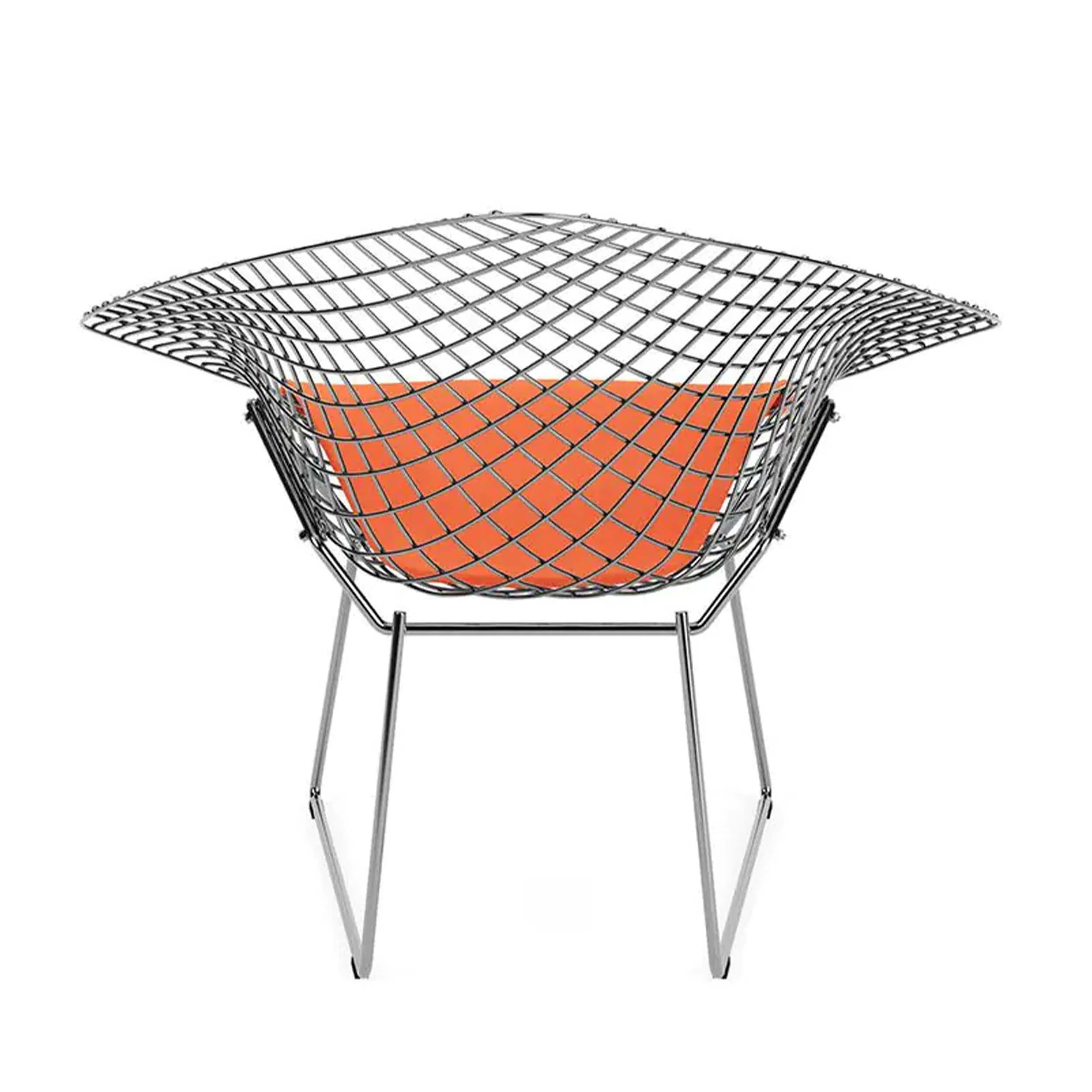 Knoll Bertoia Diamond Armchair with Seat Pad - Image 9