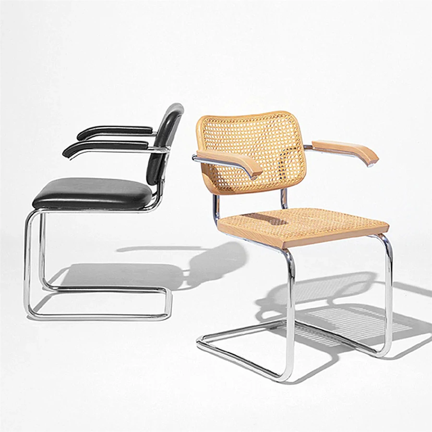 Knoll Cesca Dining Armchair Cane Seat & Back - Image 4