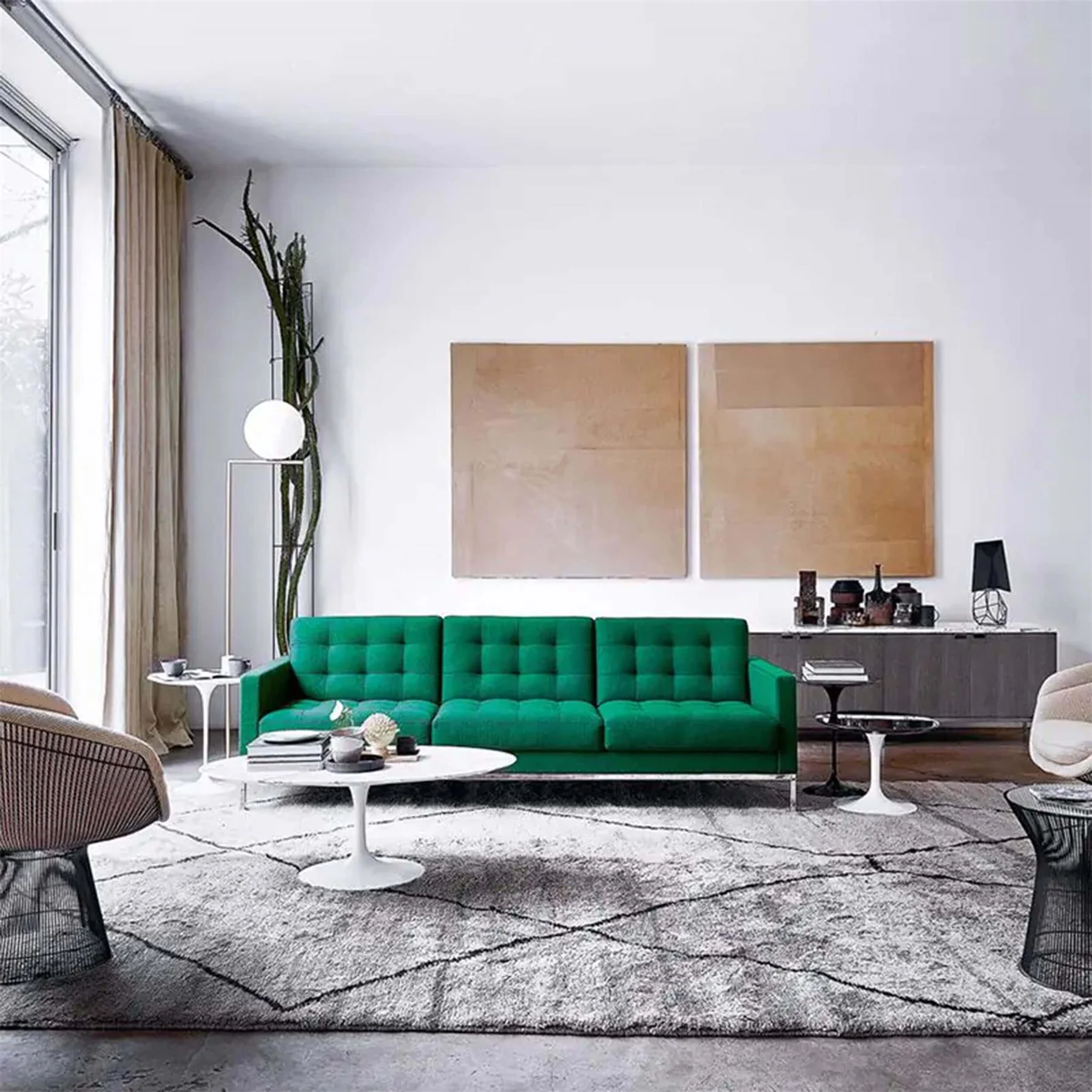 Knoll Florence Knoll Relax 3+ Seater Sofa - Image 5