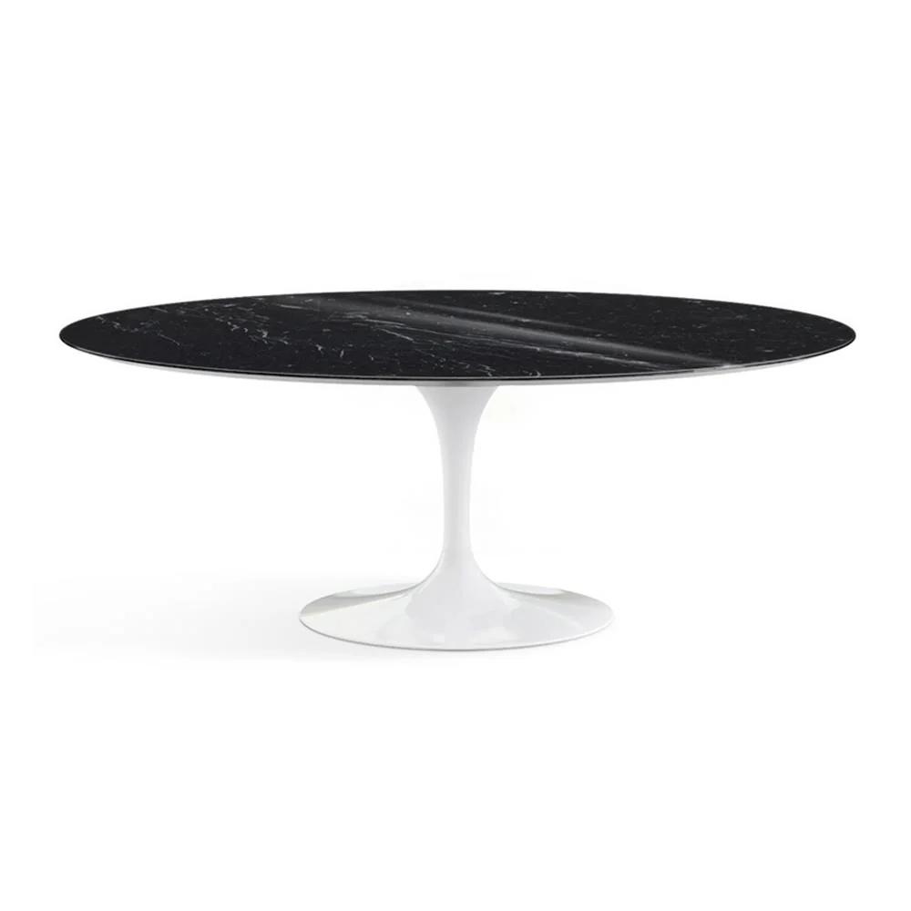 Knoll Saarinen Dining Table - Oval Marble - Image 9