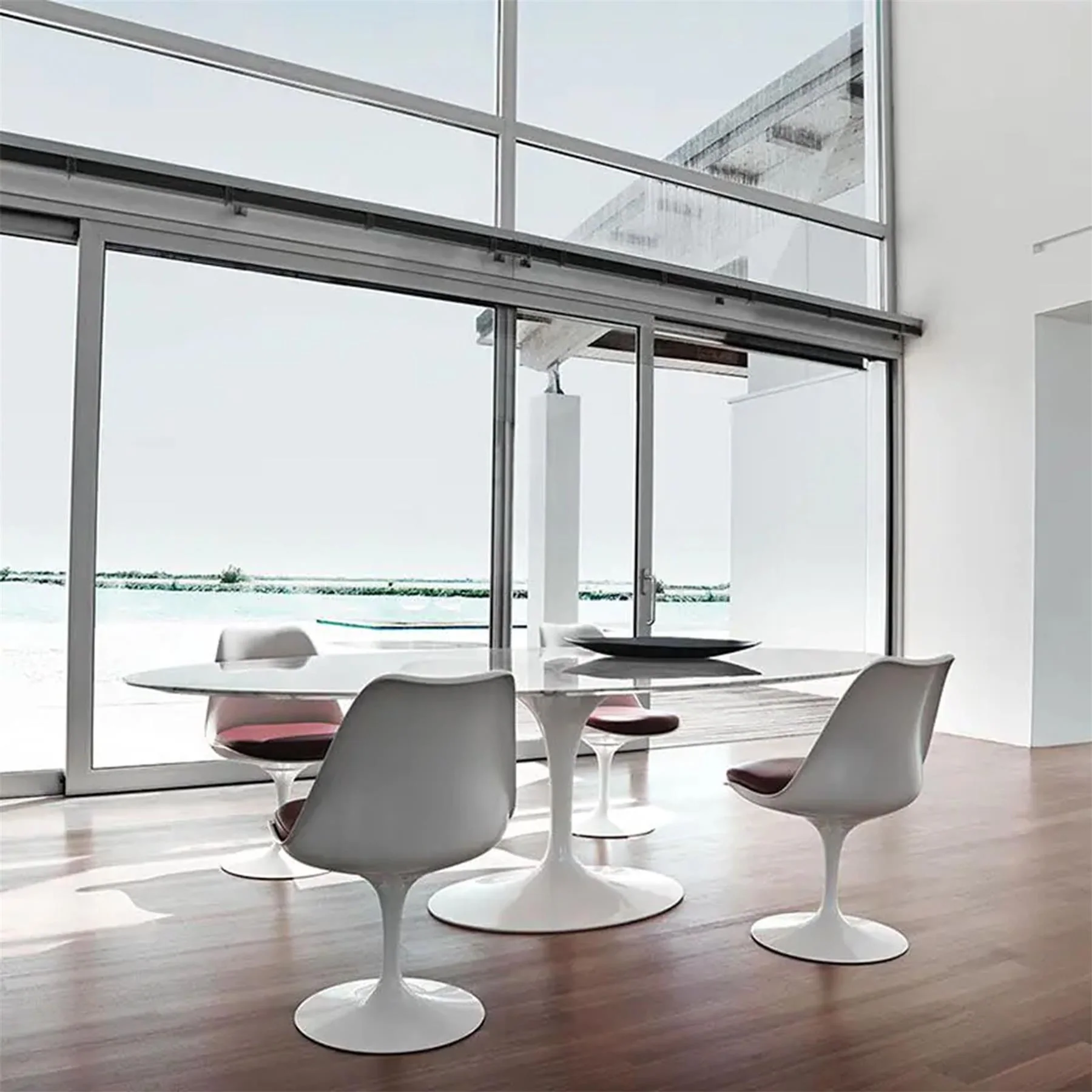 Knoll Saarinen Tulip Dining Chair with Seat Pad - Image 7